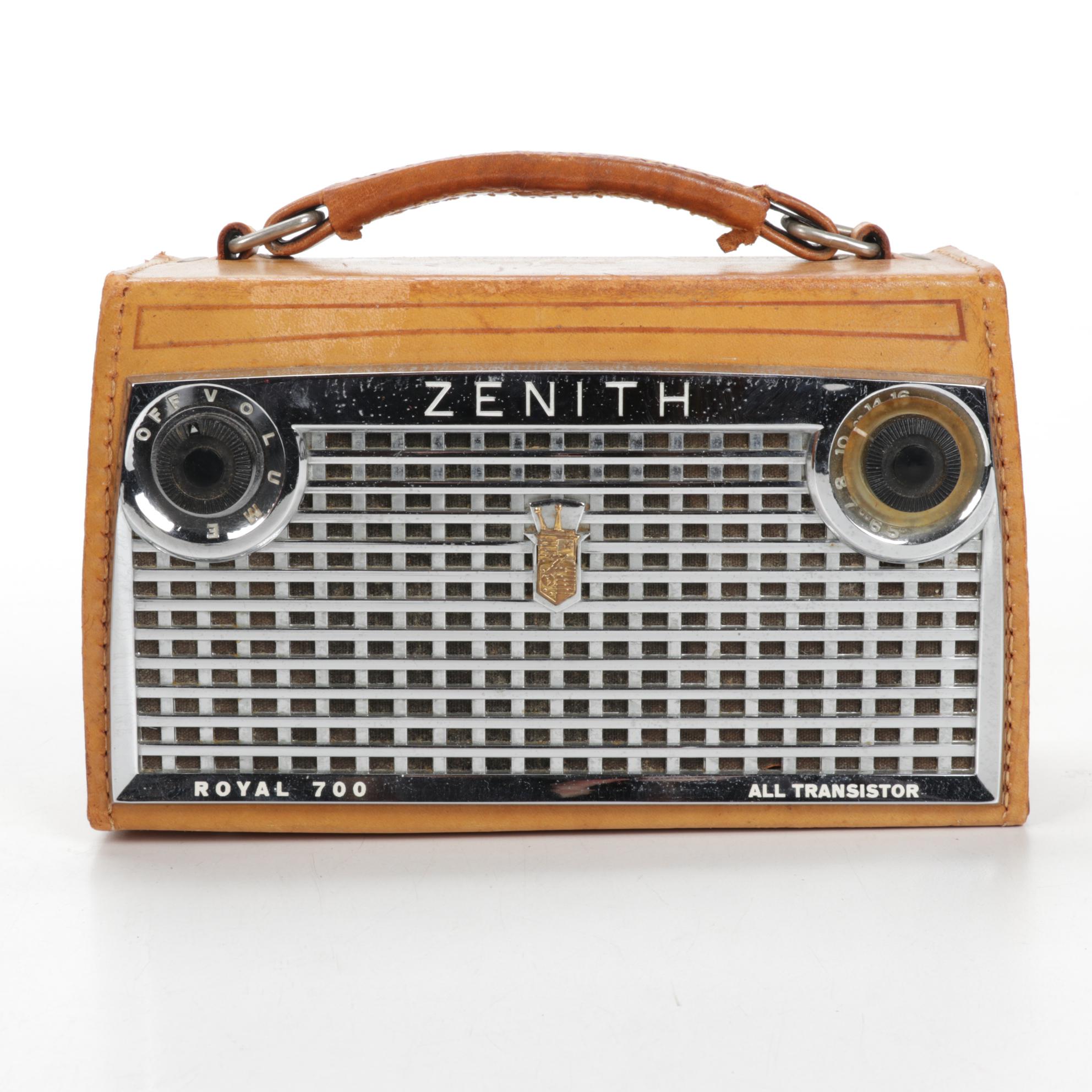 Jubilate Telefunken, Crosley and Zenith Royal 700 Radios, Mid/Late 20th Century
