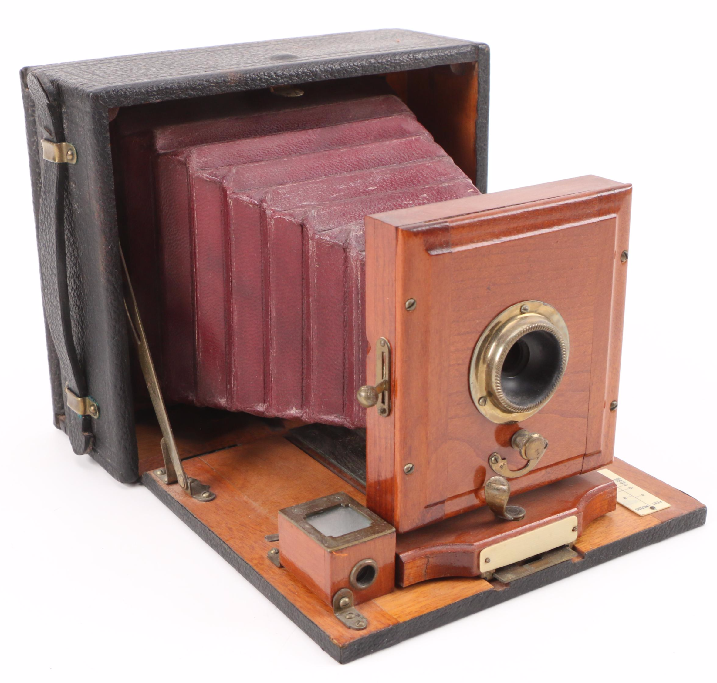 Folmer Graflex Folding Camera with Camera Case, Early 20th Century