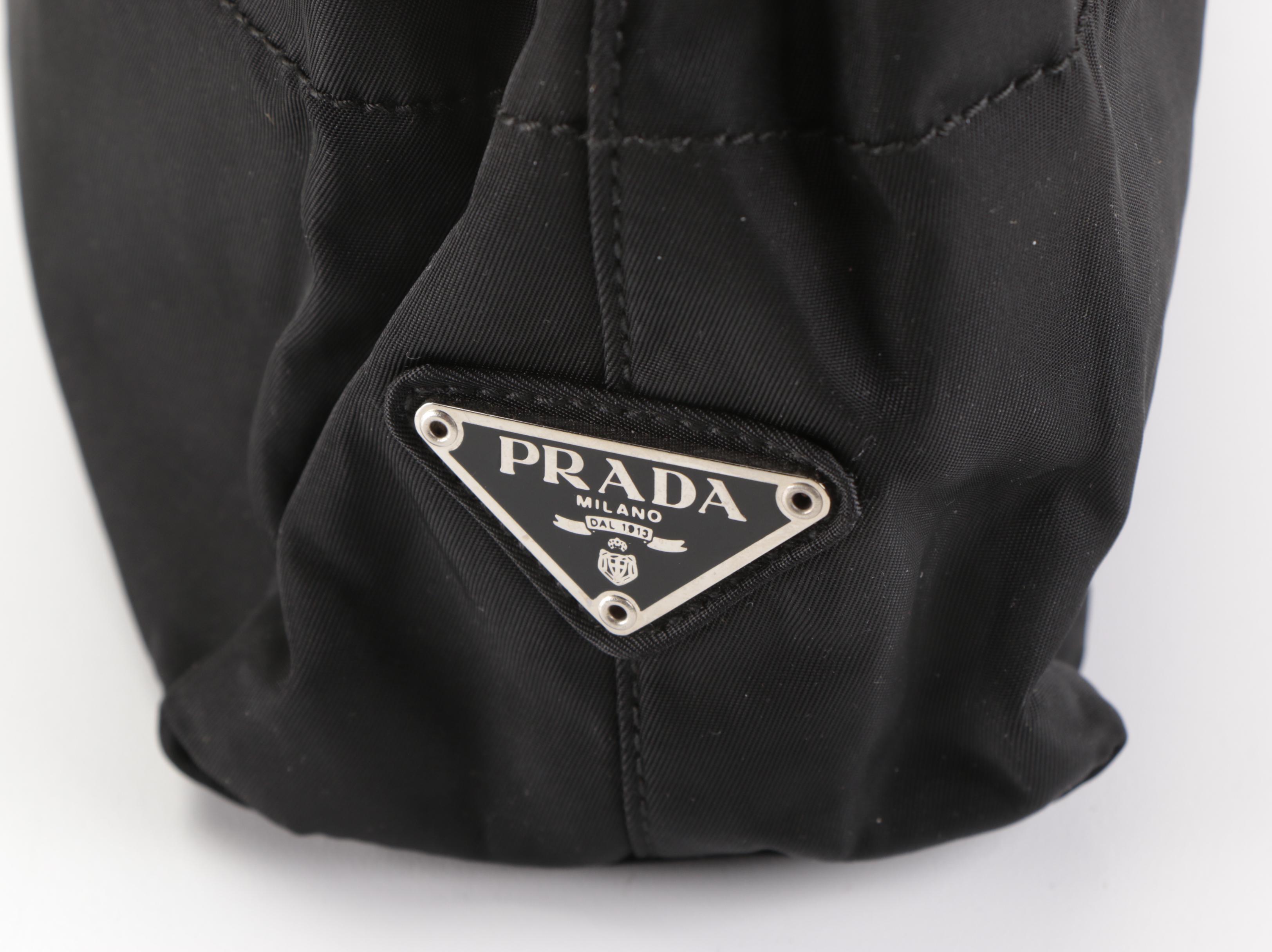 Prada Shoulder Bag in Black Tessuto Nylon