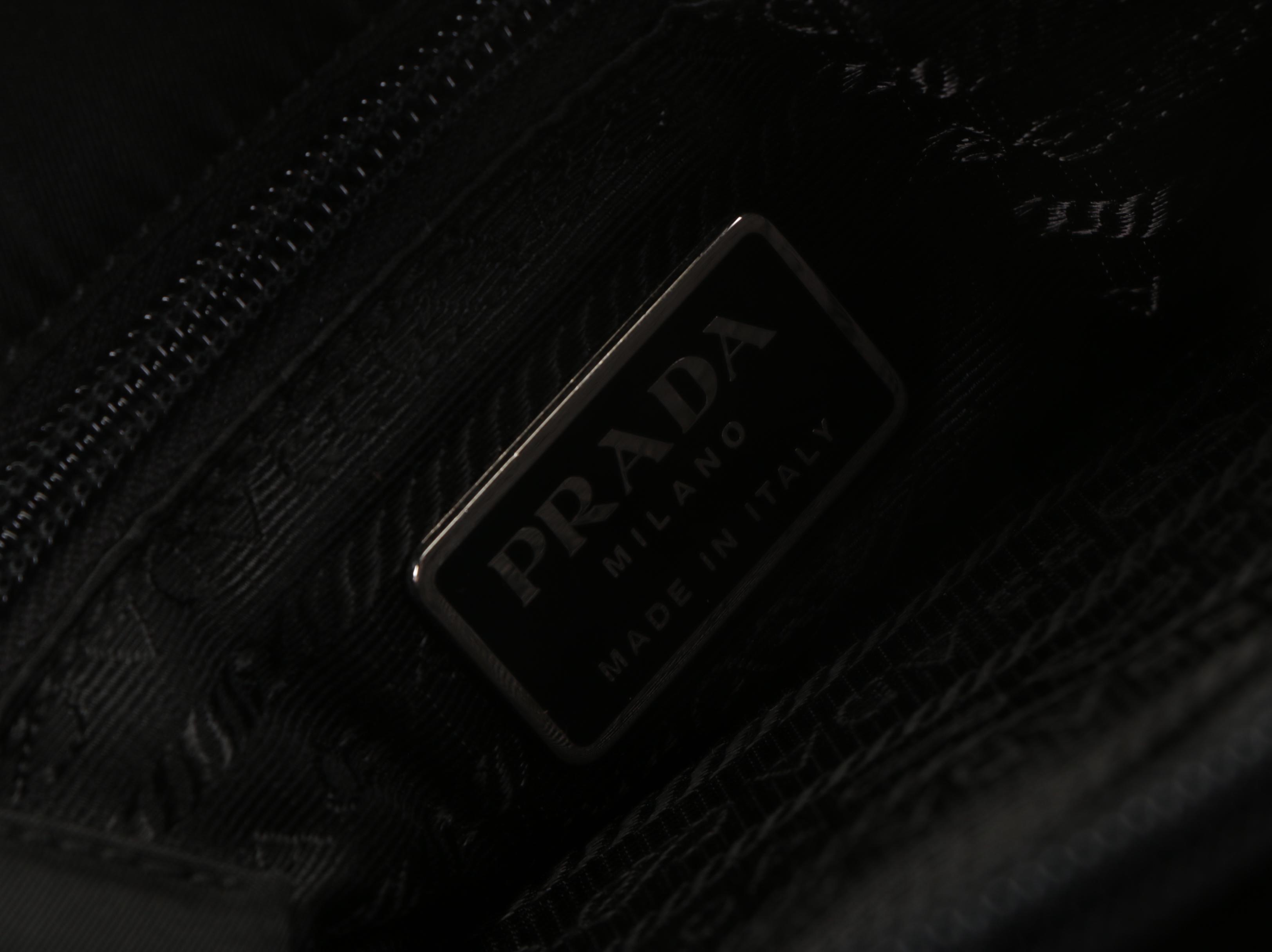 Prada Shoulder Bag in Black Tessuto Nylon