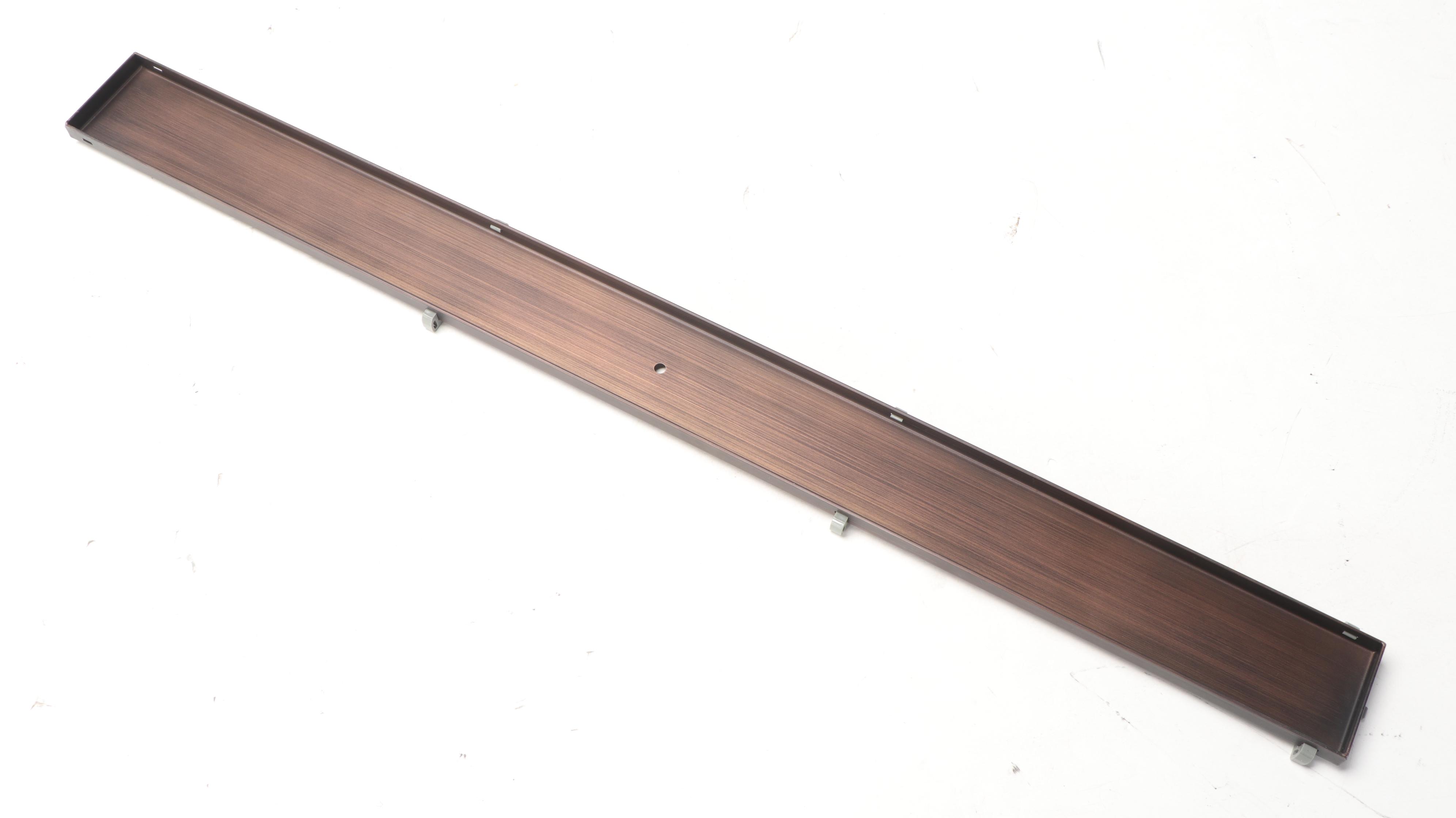 32" Linear Shower Drain in Oil Rubbed Bronze Powder Coat