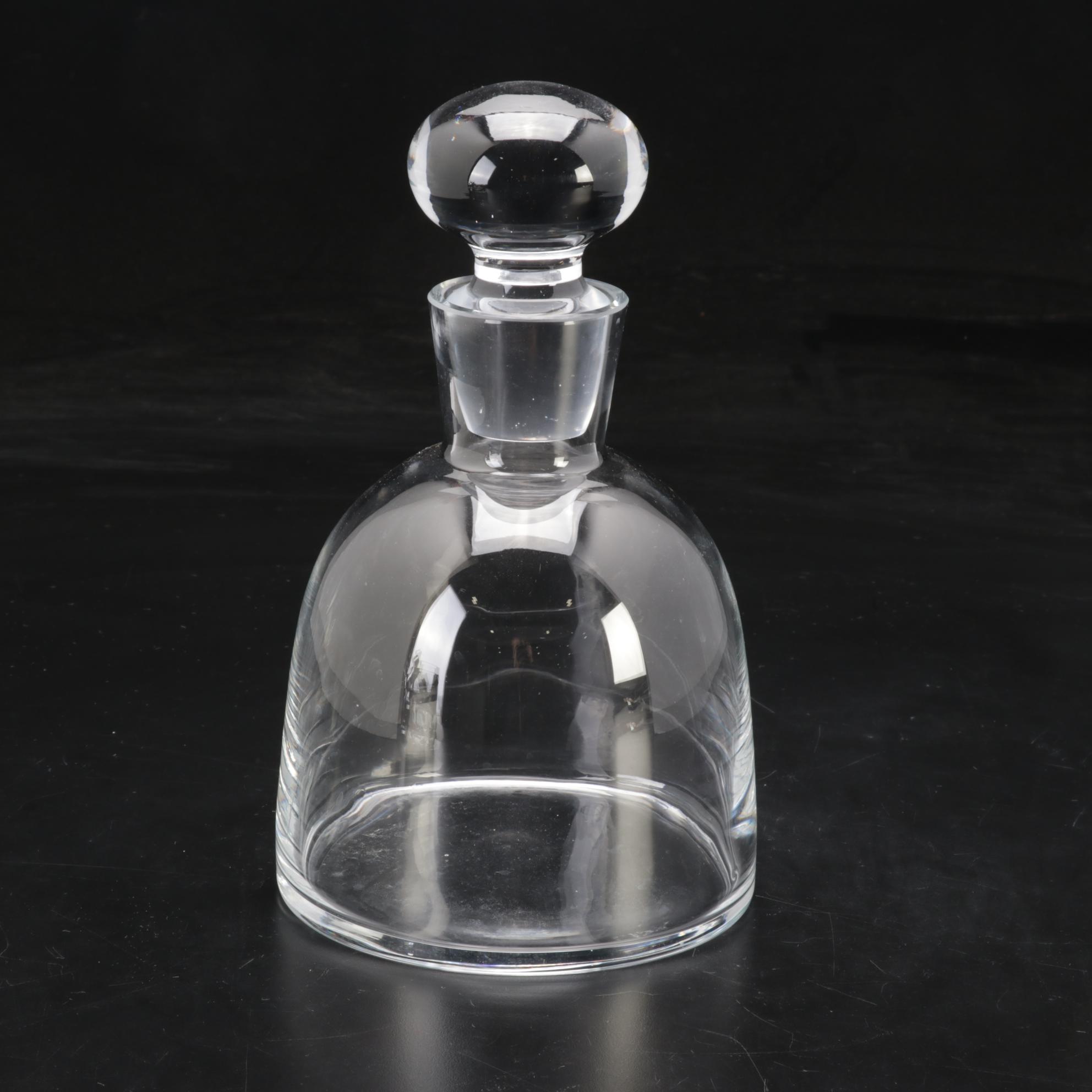 Orrefors "Erik" Ice Bucket and Glass with Other Crystal Stemware and Decanter