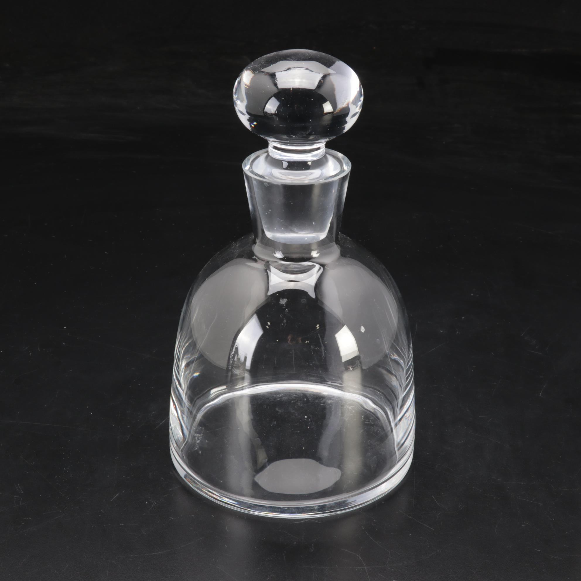 Orrefors "Erik" Ice Bucket and Glass with Other Crystal Stemware and Decanter