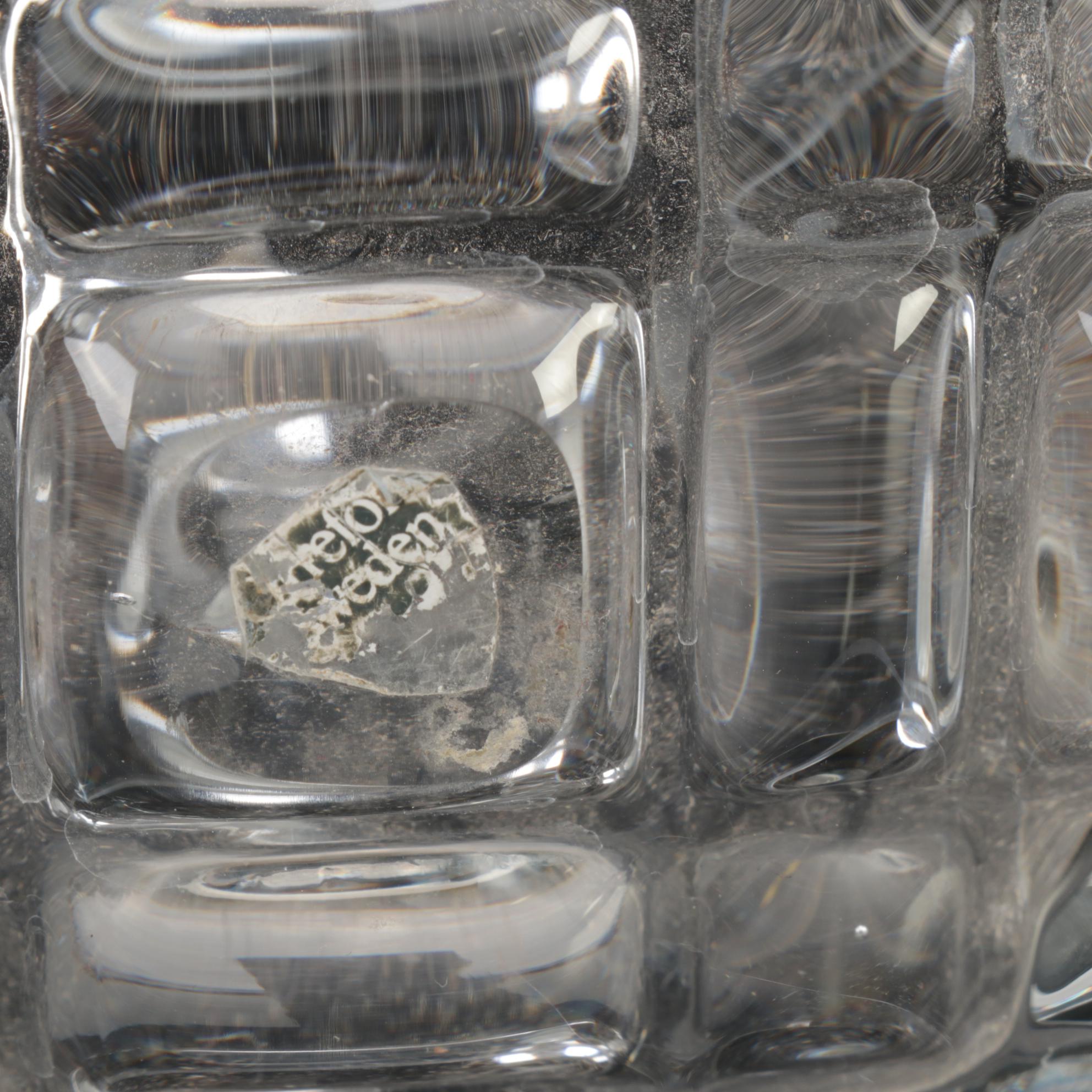 Orrefors "Erik" Ice Bucket and Glass with Other Crystal Stemware and Decanter