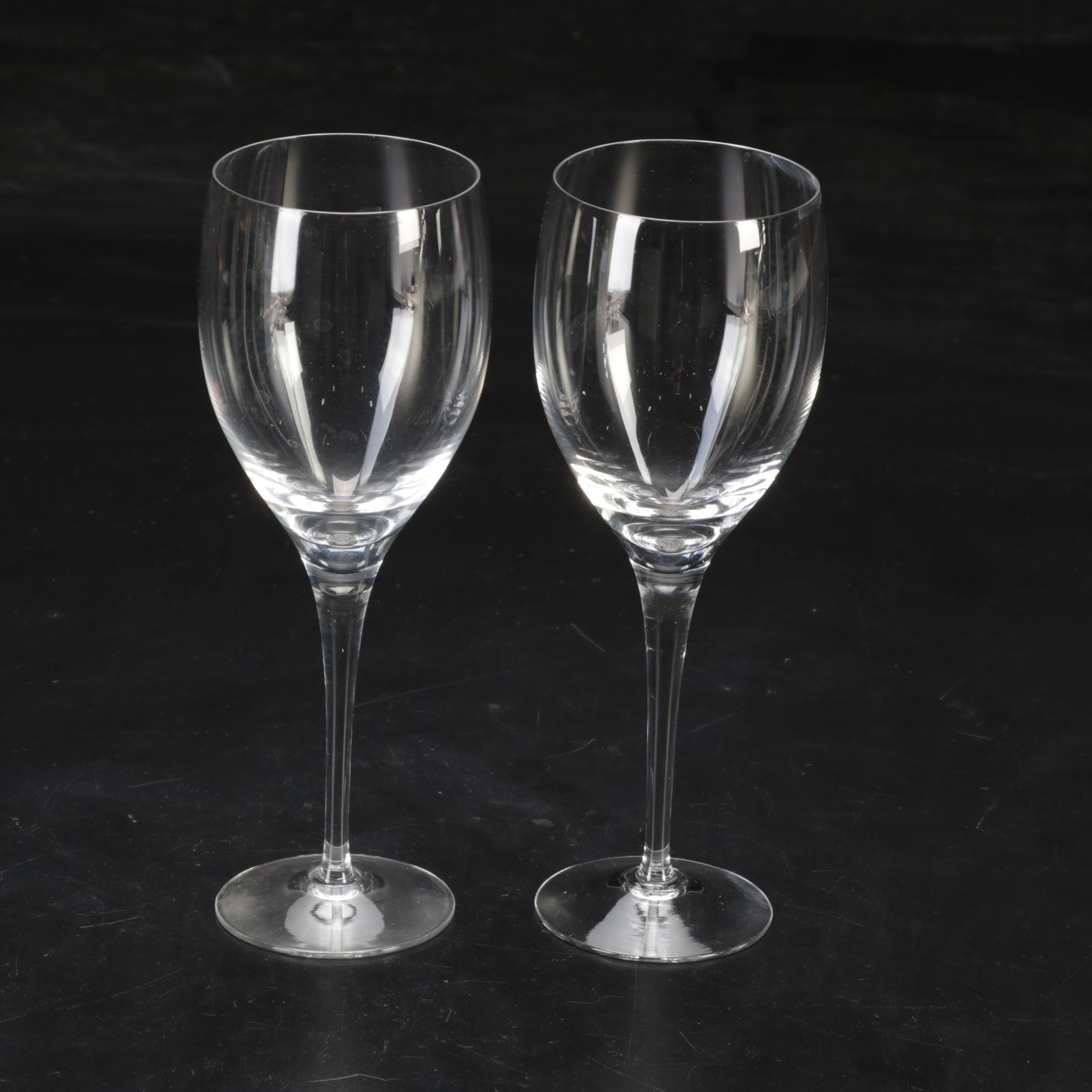 Orrefors "Erik" Ice Bucket and Glass with Other Crystal Stemware and Decanter