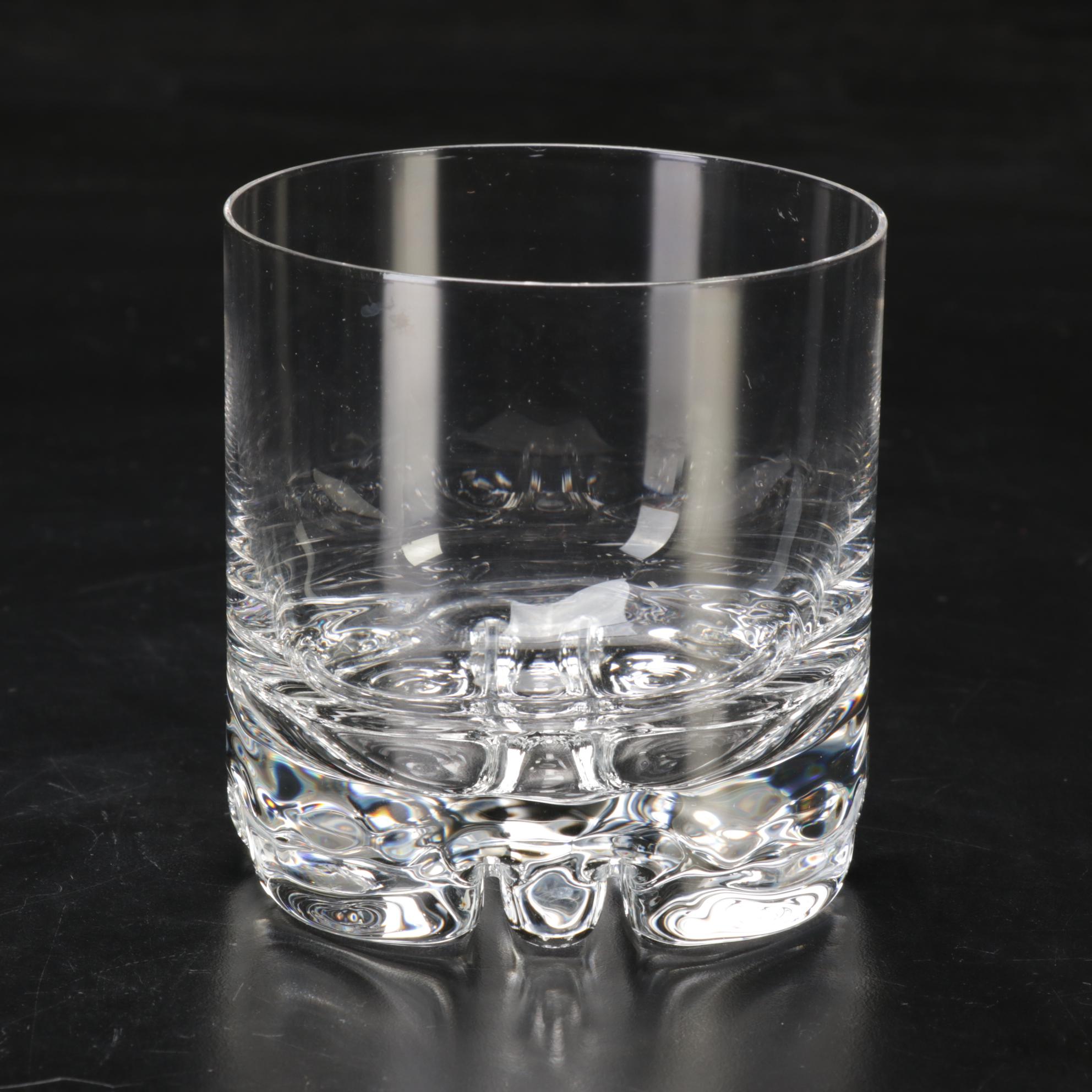 Orrefors "Erik" Ice Bucket and Glass with Other Crystal Stemware and Decanter
