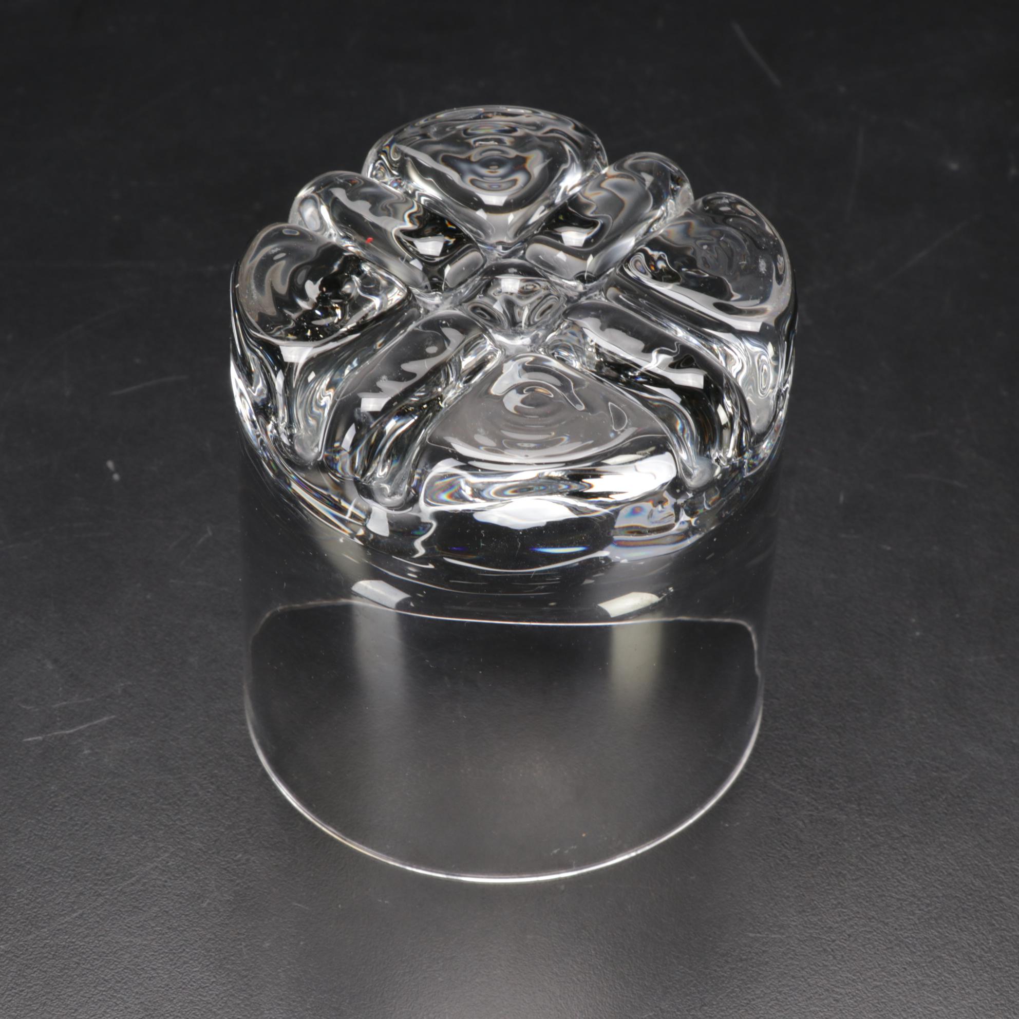 Orrefors "Erik" Ice Bucket and Glass with Other Crystal Stemware and Decanter