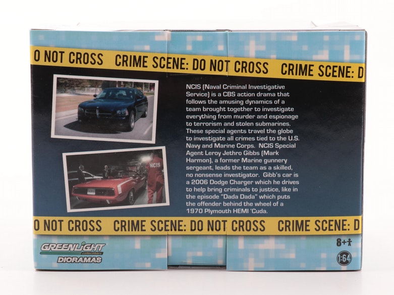 Greenlight Factory Sealed Box of 1:64 Scale NCIS Dioramas