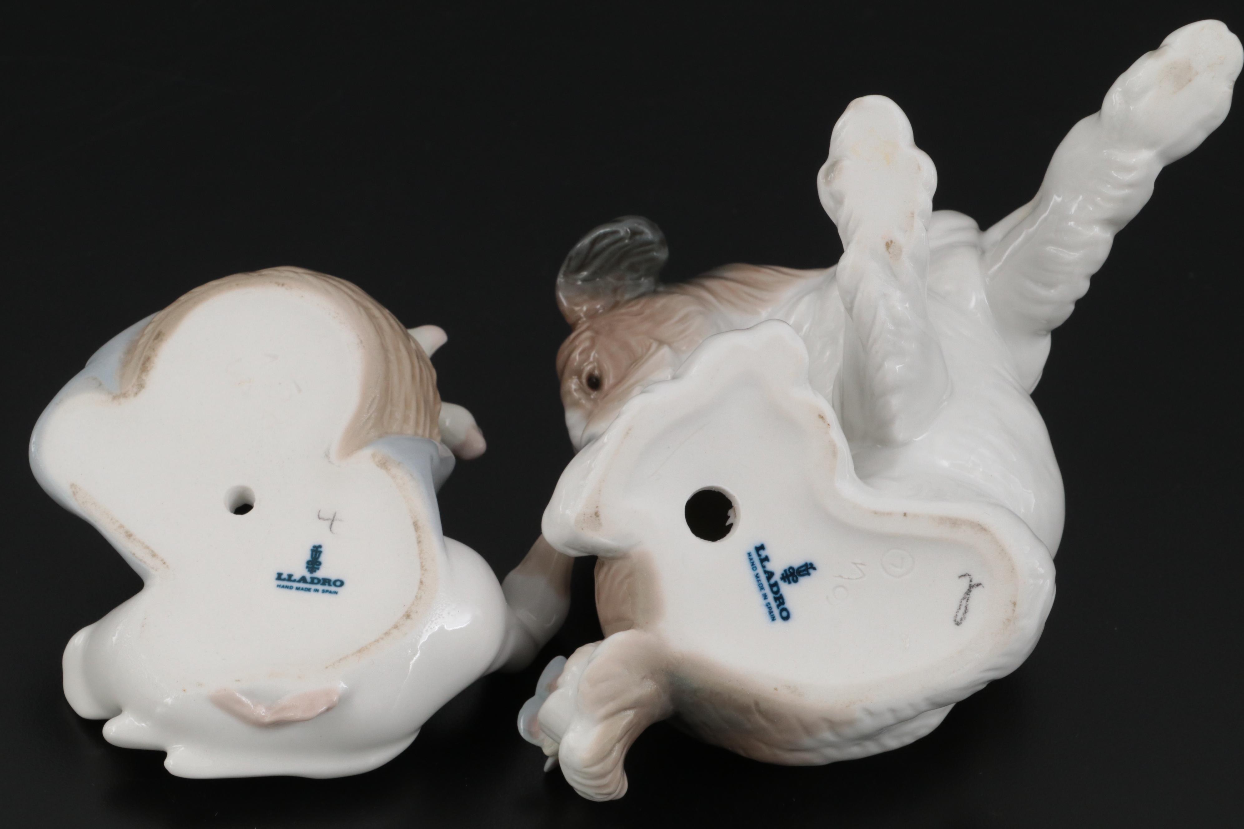 Lladró "Girl with Candle" by Fulgencio Garcia and Other Lladró Figurines