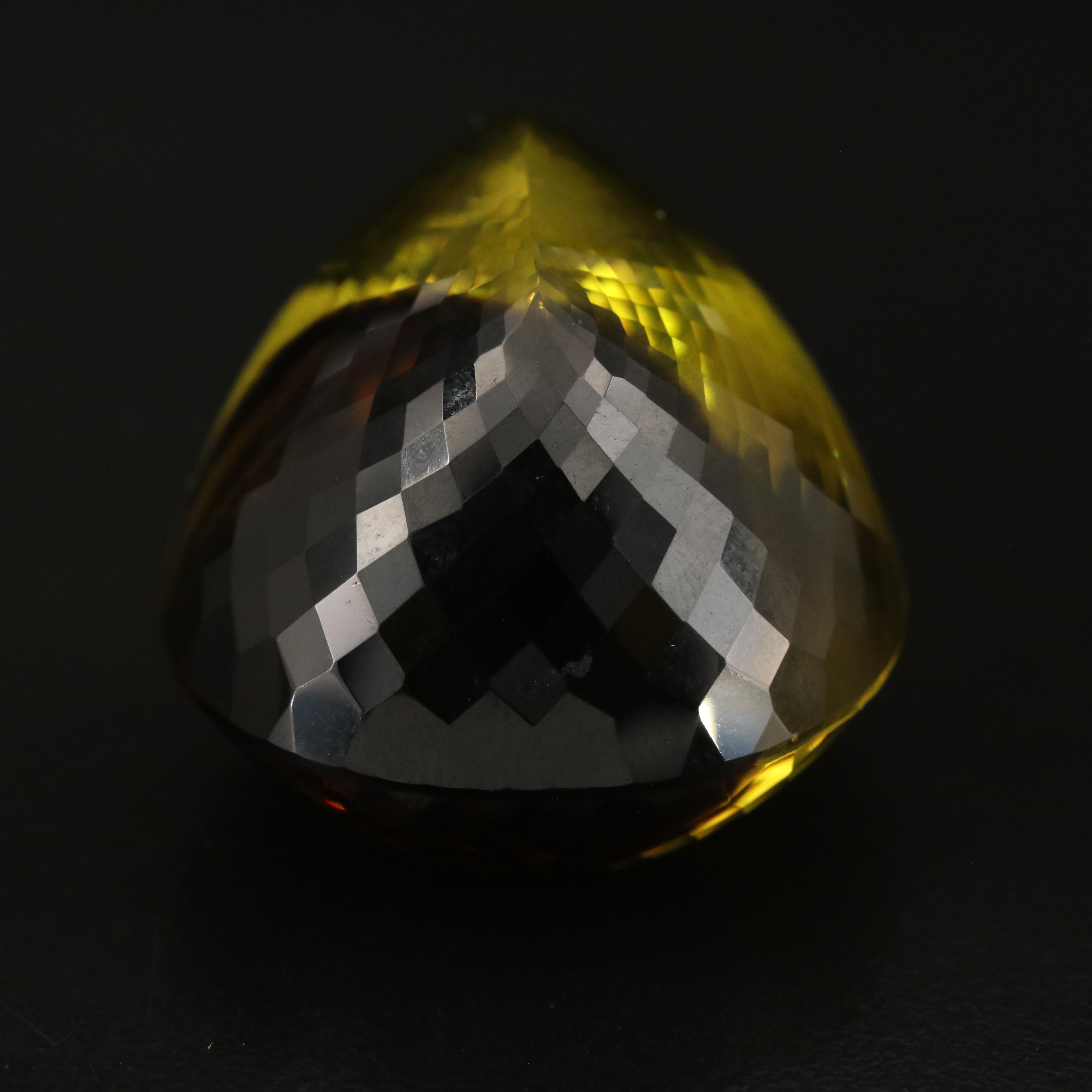 Loose 196.36 CT Pear Faceted Quartz