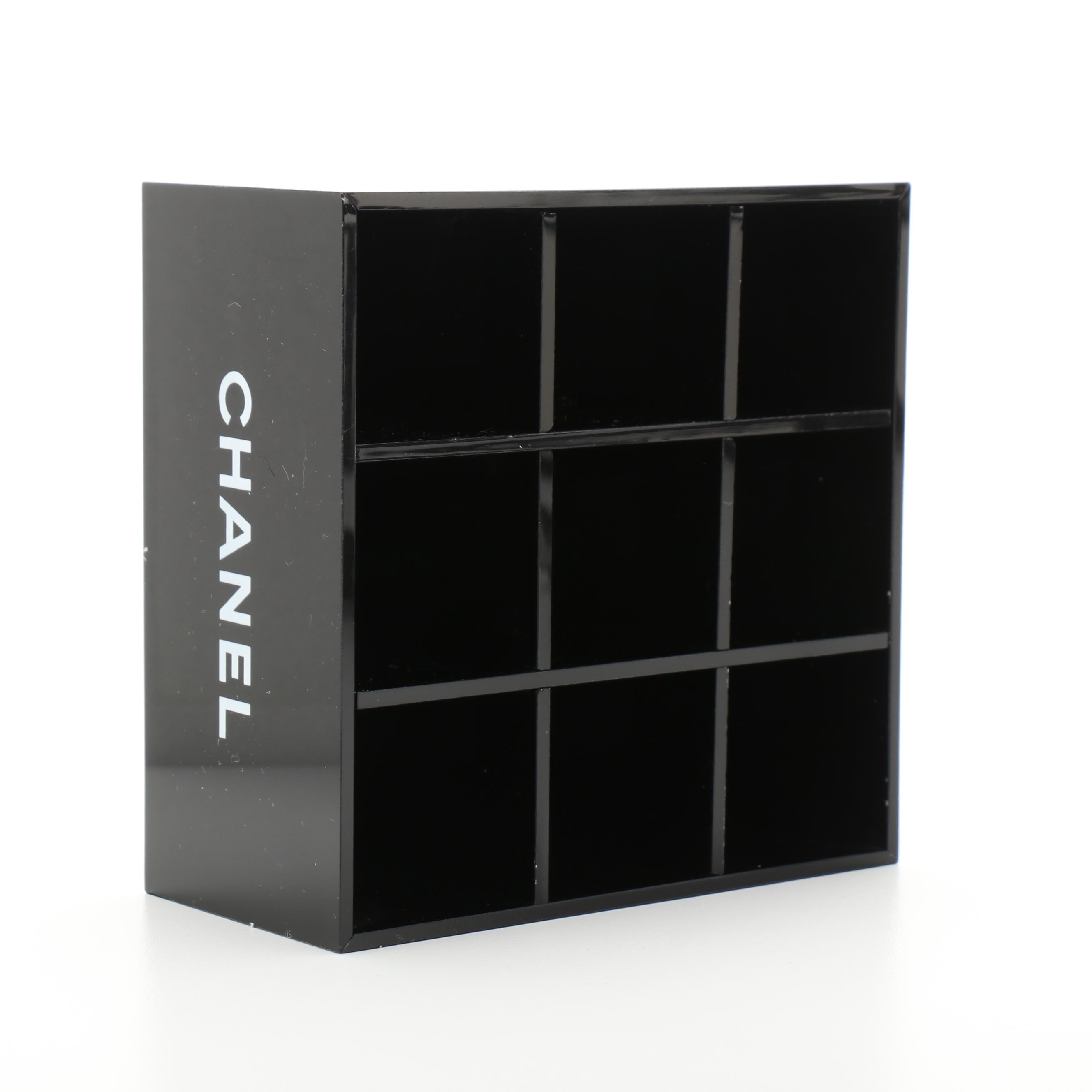 Chanel Beauté Promotional Zip-Around Makeup Pouch and Organizer with Box