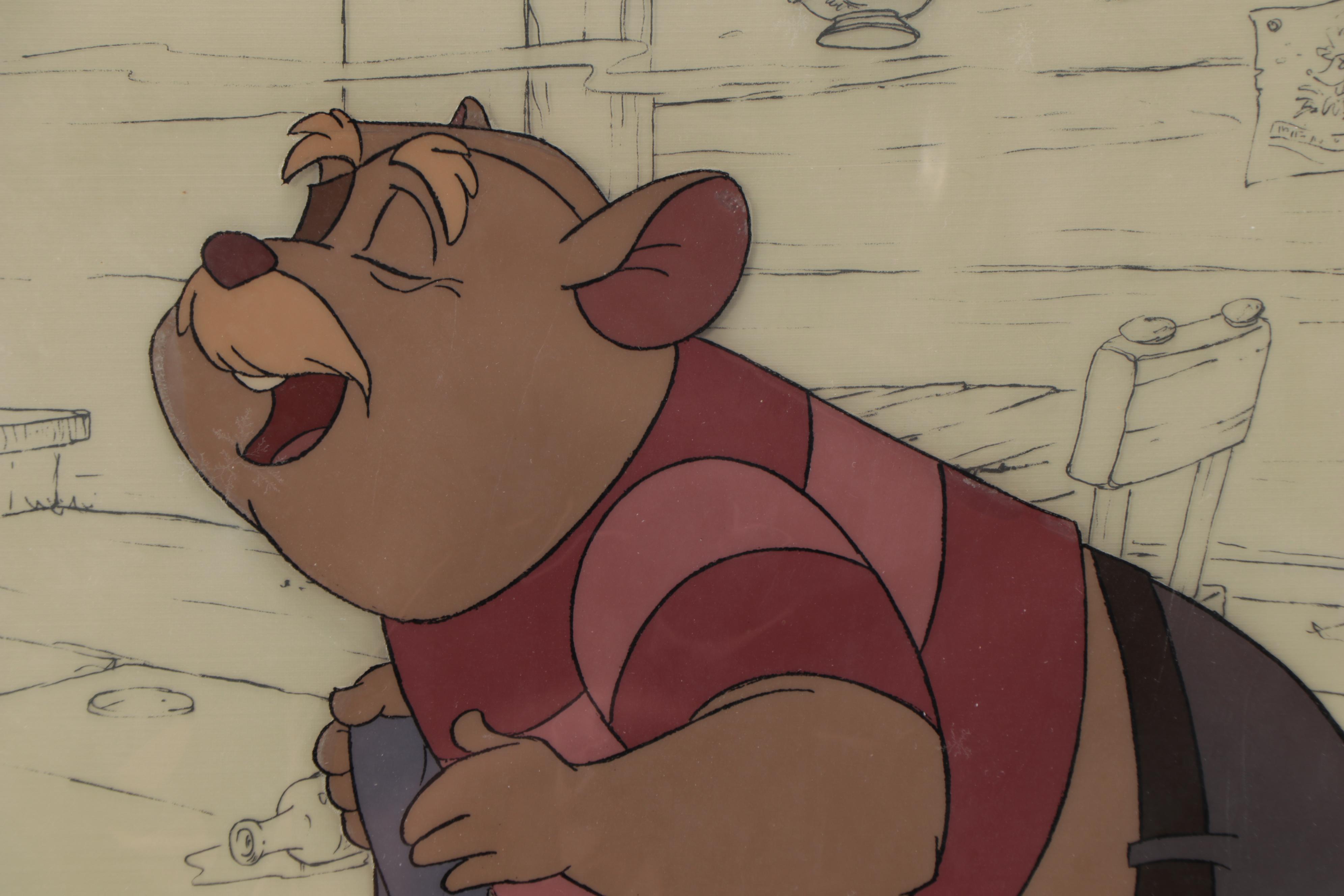 Disney "The Great Mouse Detective" Production Cel Setup, 1986