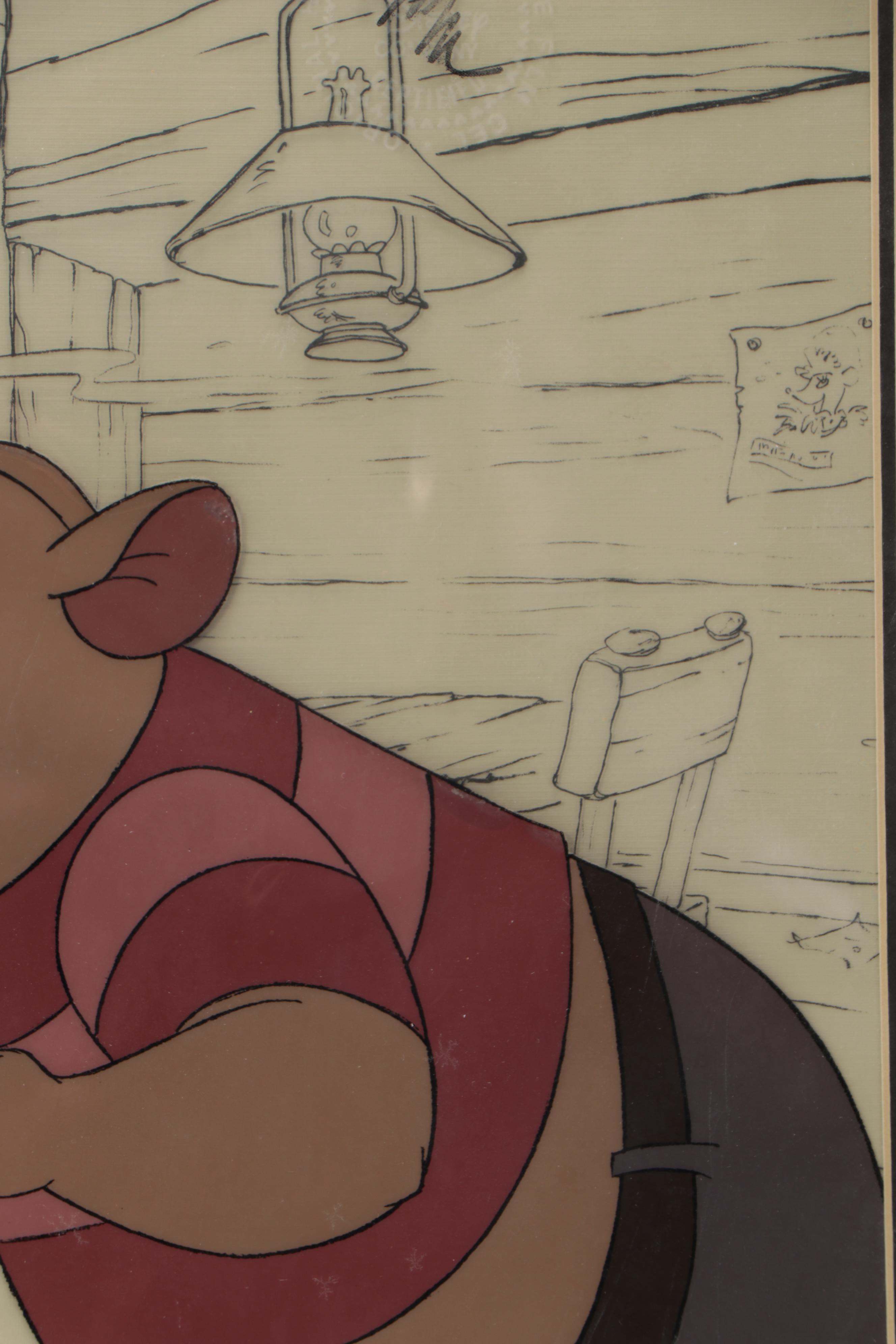 Disney "The Great Mouse Detective" Production Cel Setup, 1986