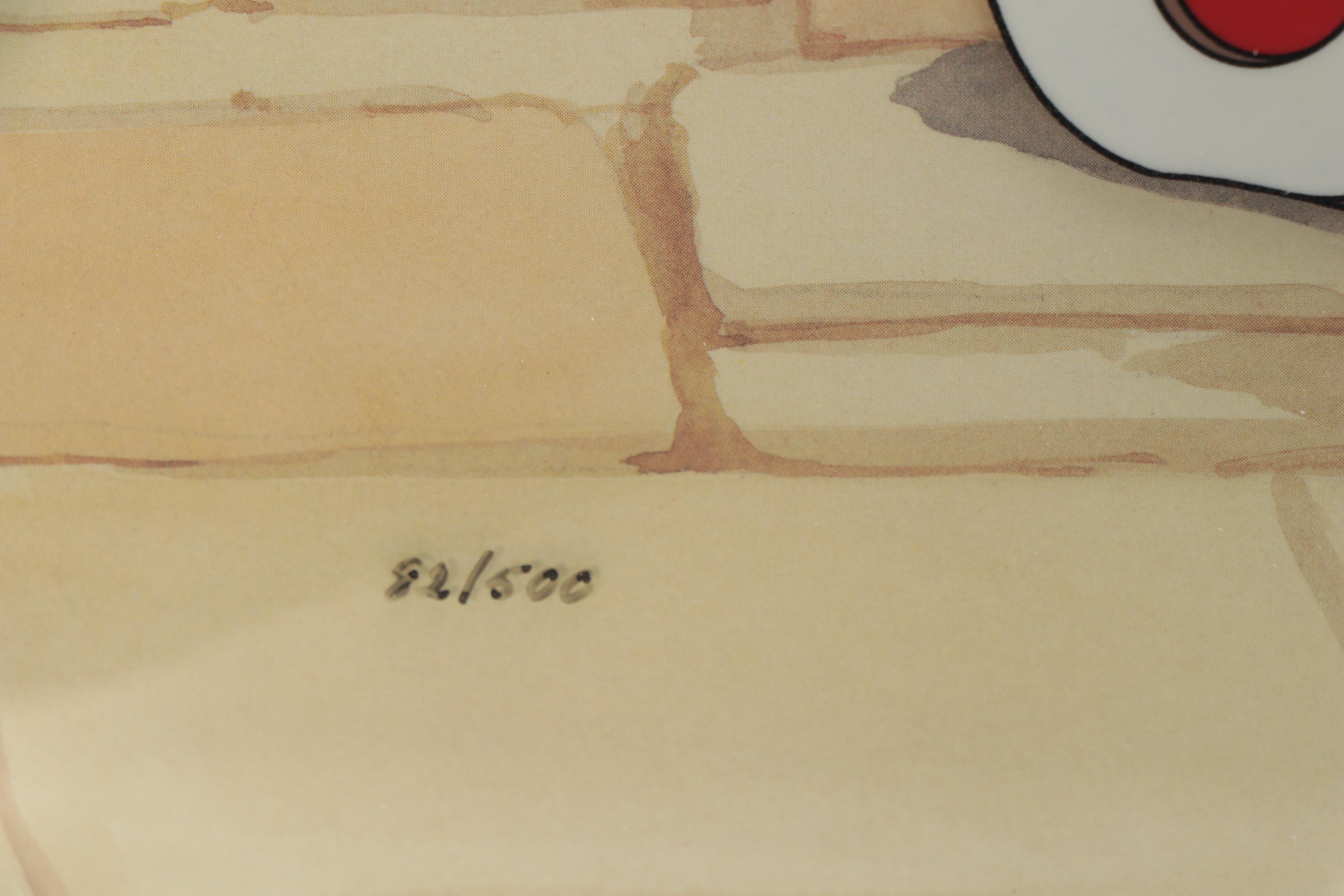 Disney "Don Donald" Hand-Painted Animation Cel, 1988