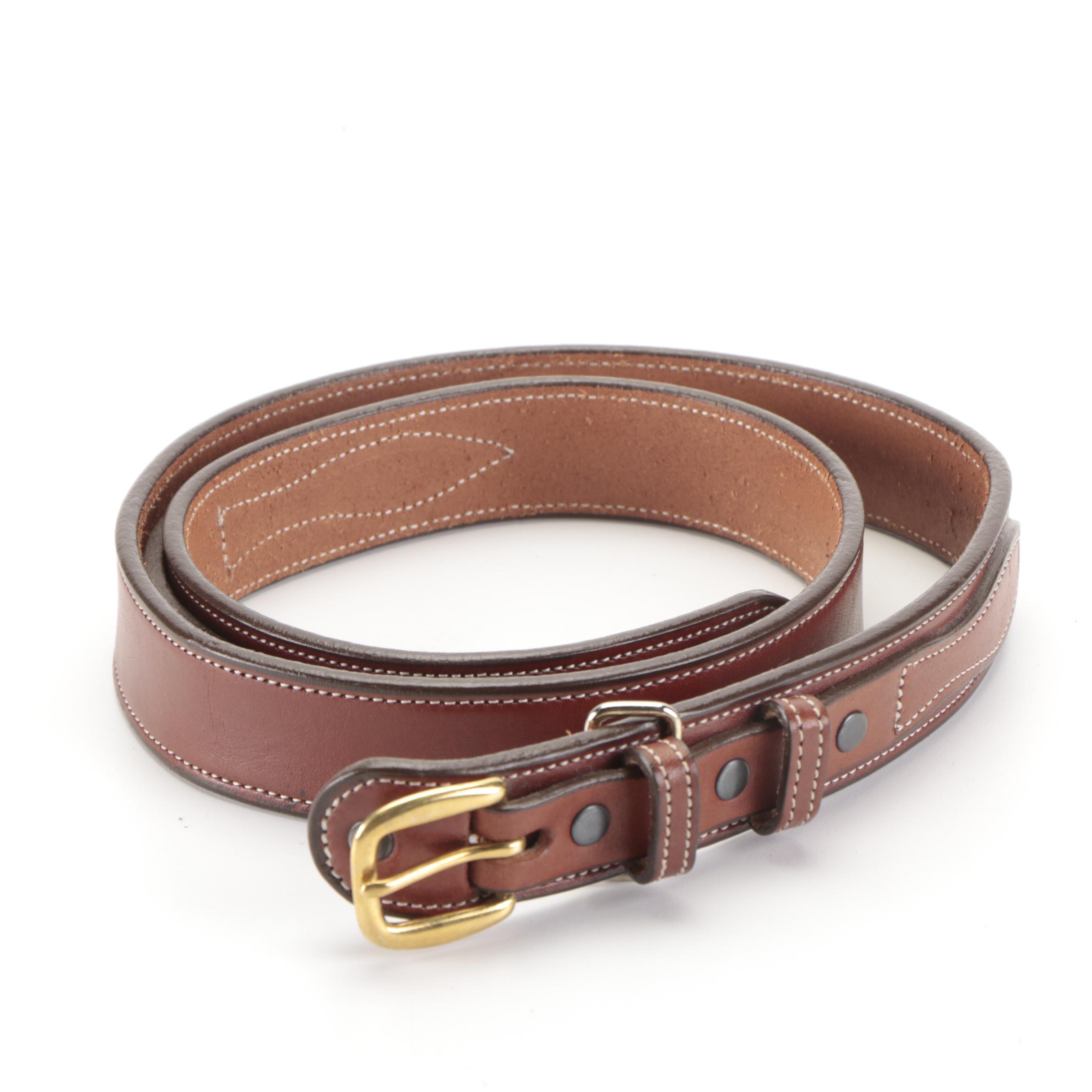Men's Brighton, Tory, and Jos. A. Bank Belts in Leather and Lizard