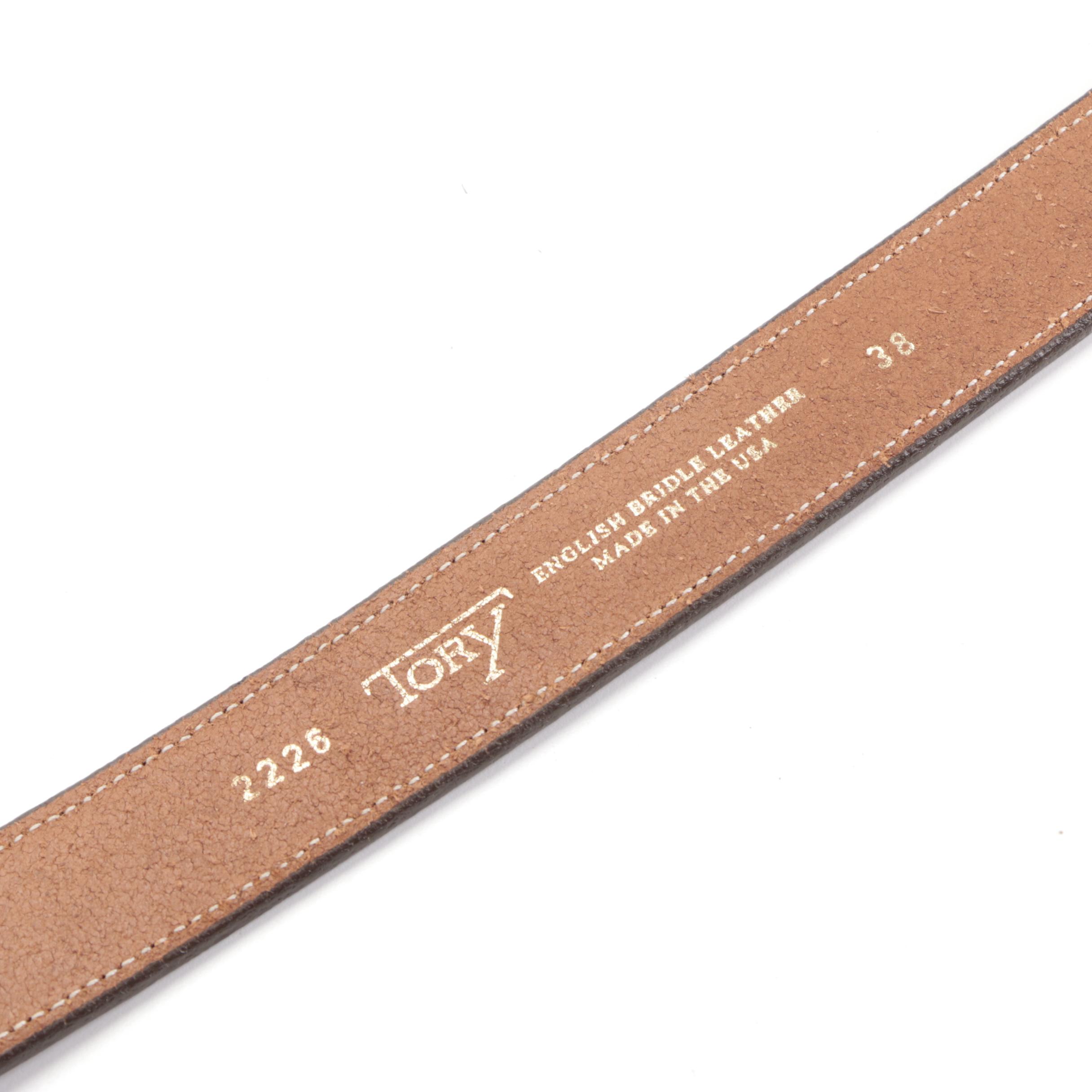 Men's Brighton, Tory, and Jos. A. Bank Belts in Leather and Lizard