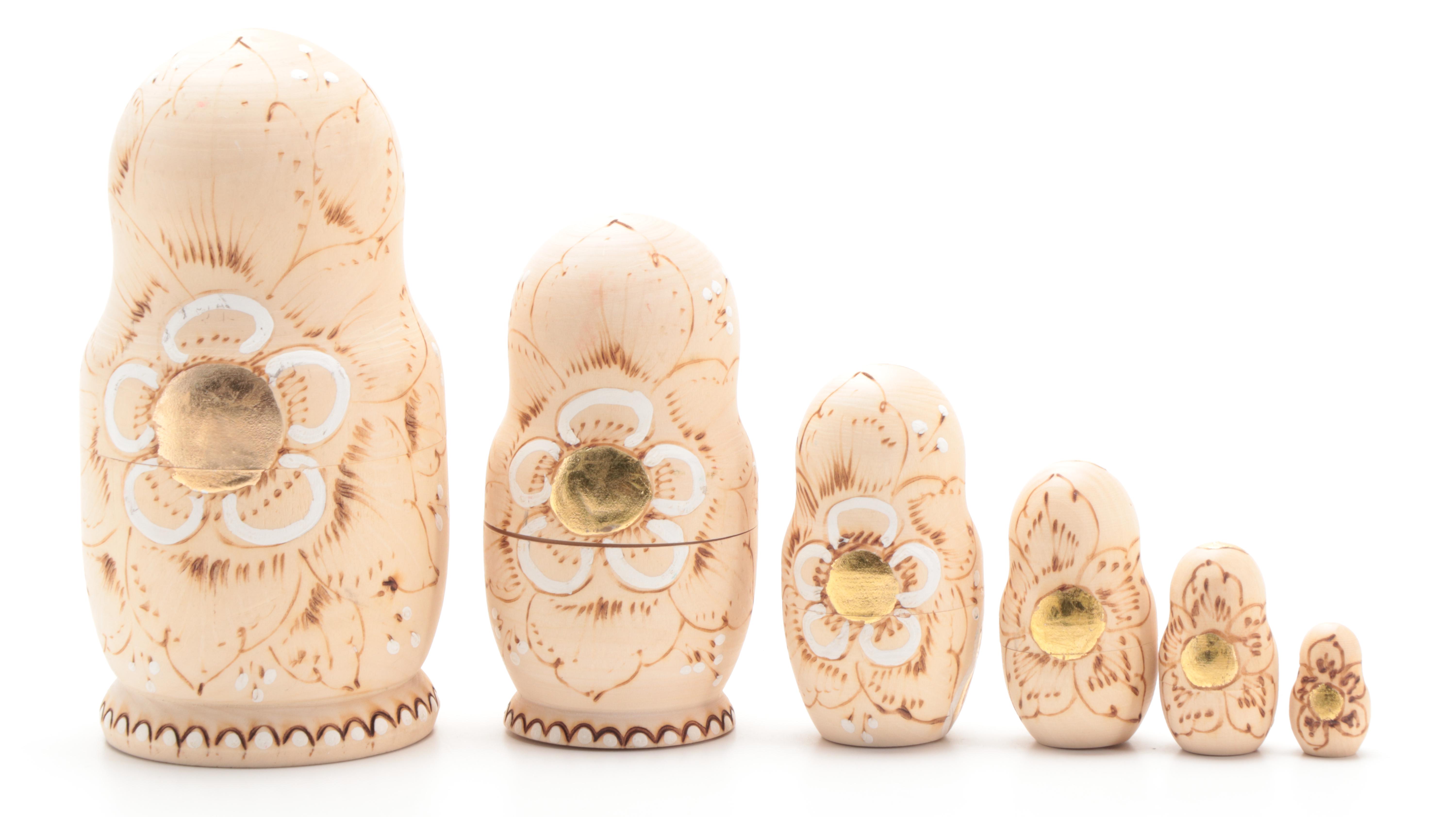 Russian Political Leader Matryoshka and Other Russian Matryoshka Nesting Doll