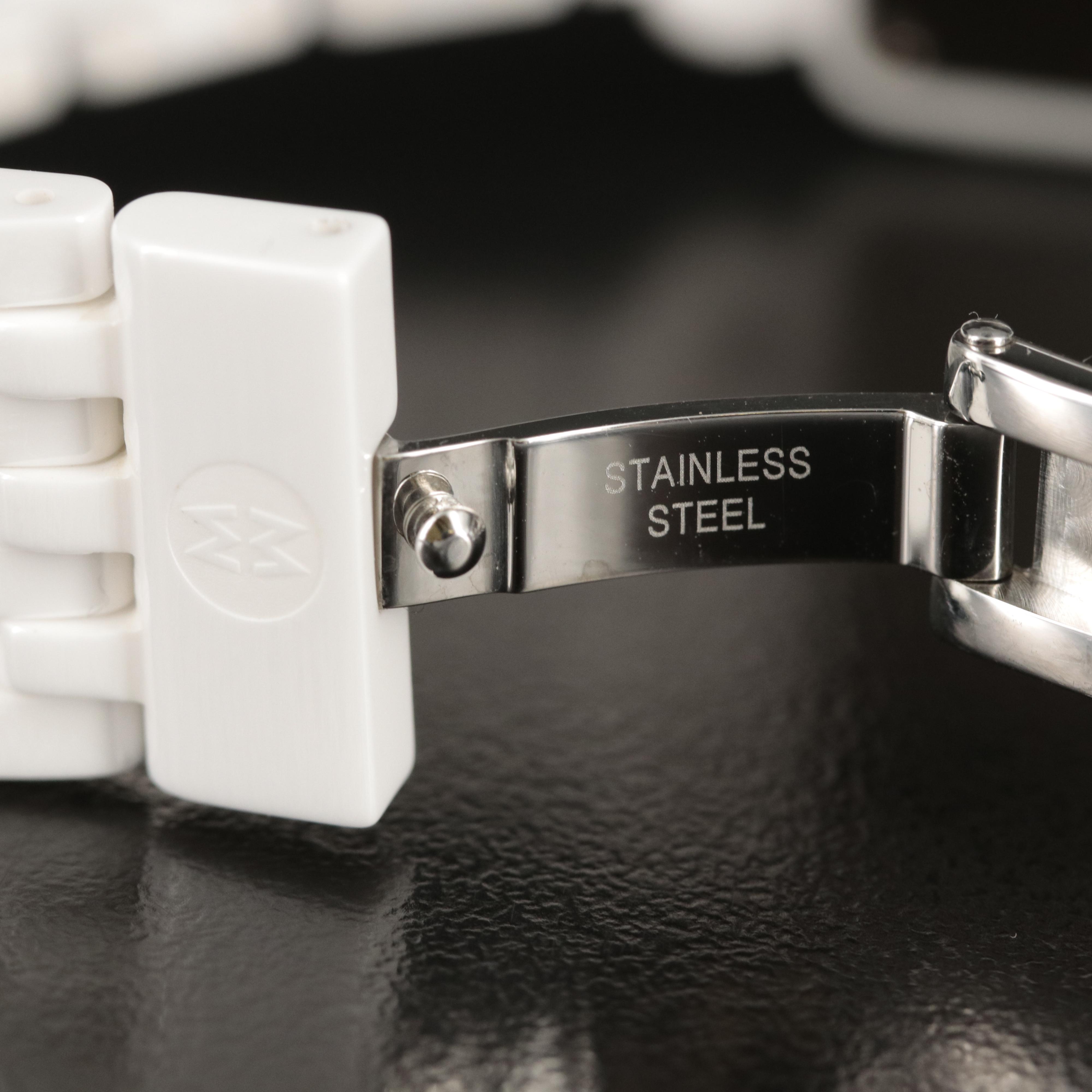 Michele Deco Madison Special Edition Ceramic and Diamond Watch