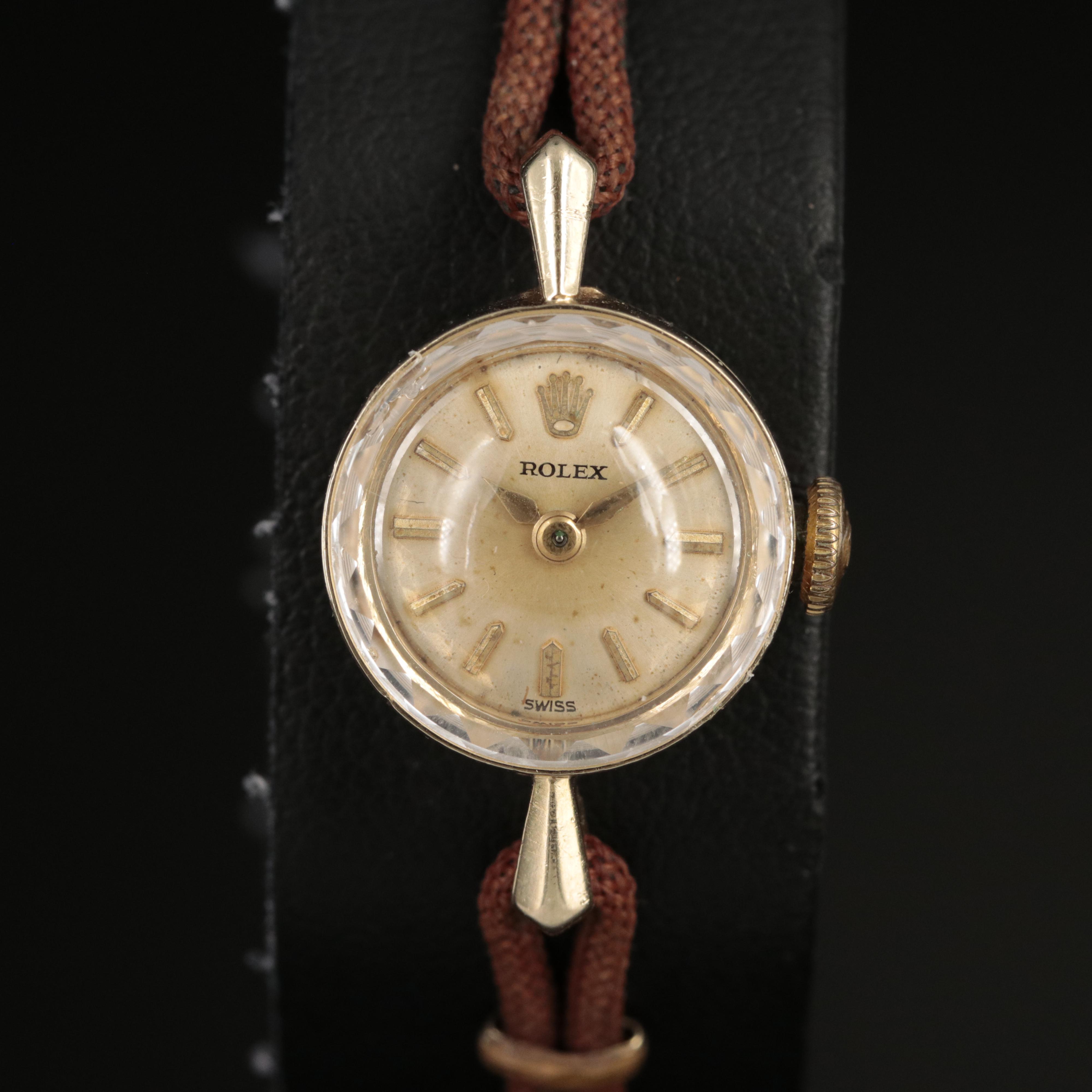 Vintage Rolex 14K Stem Wind Watch