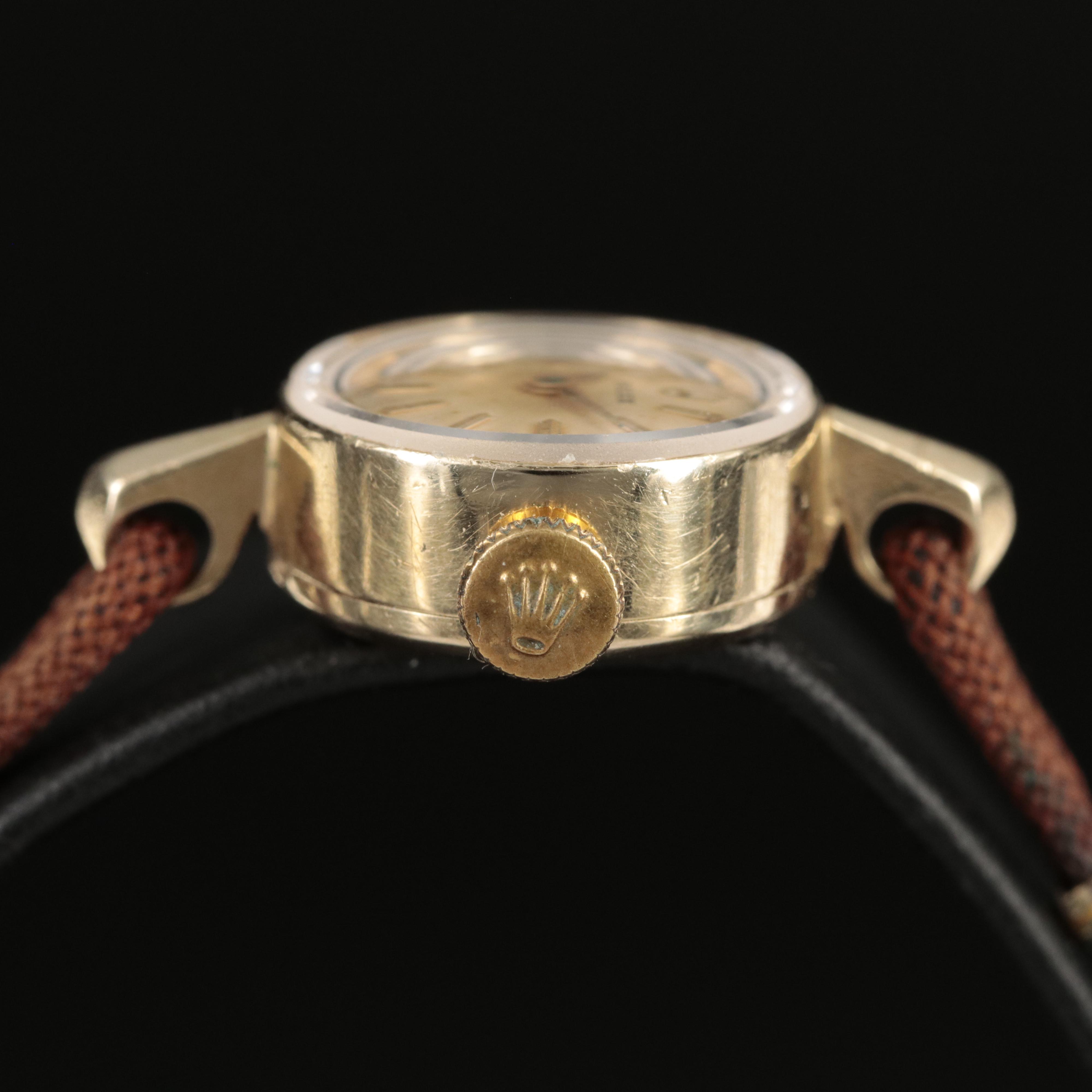 Vintage Rolex 14K Stem Wind Watch