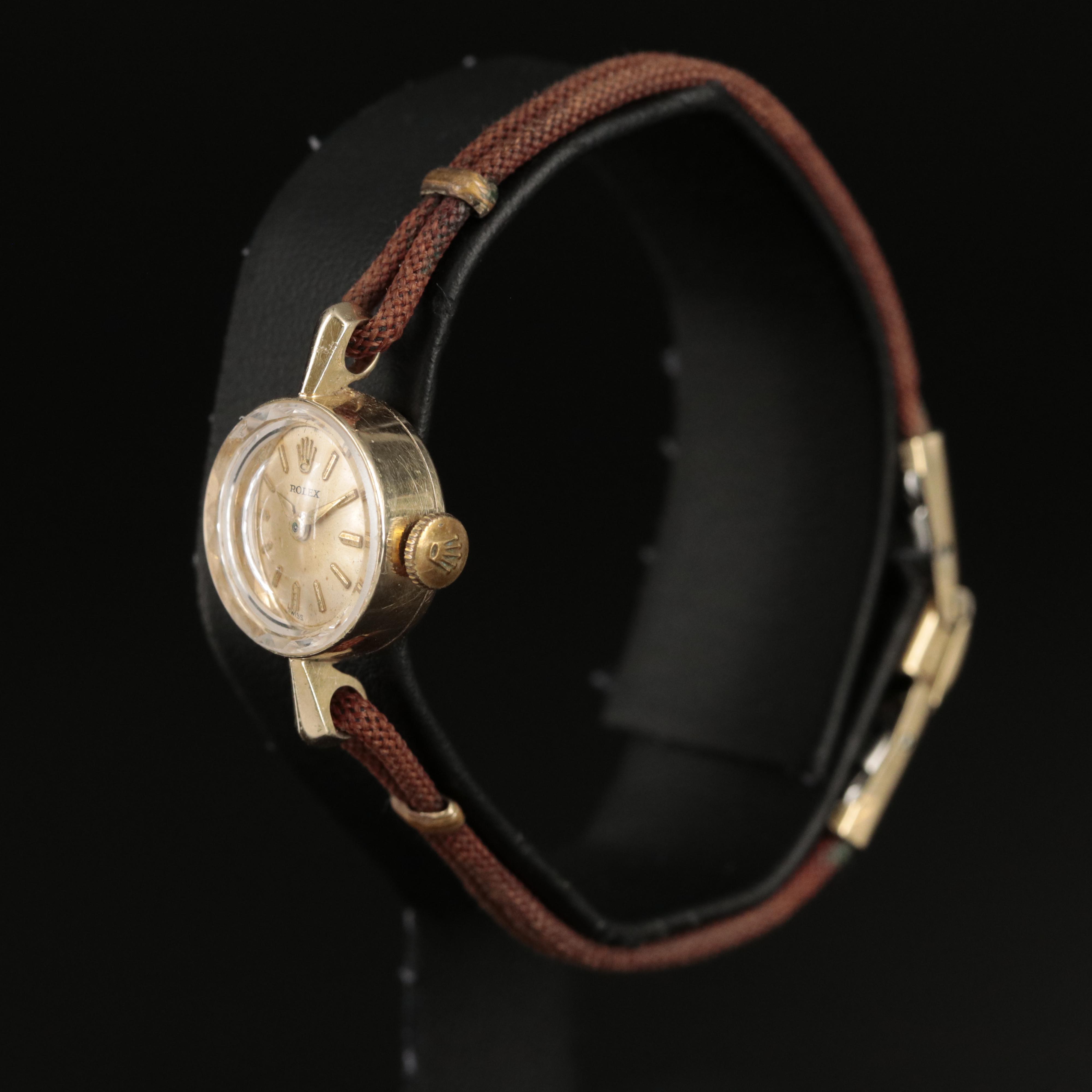 Vintage Rolex 14K Stem Wind Watch