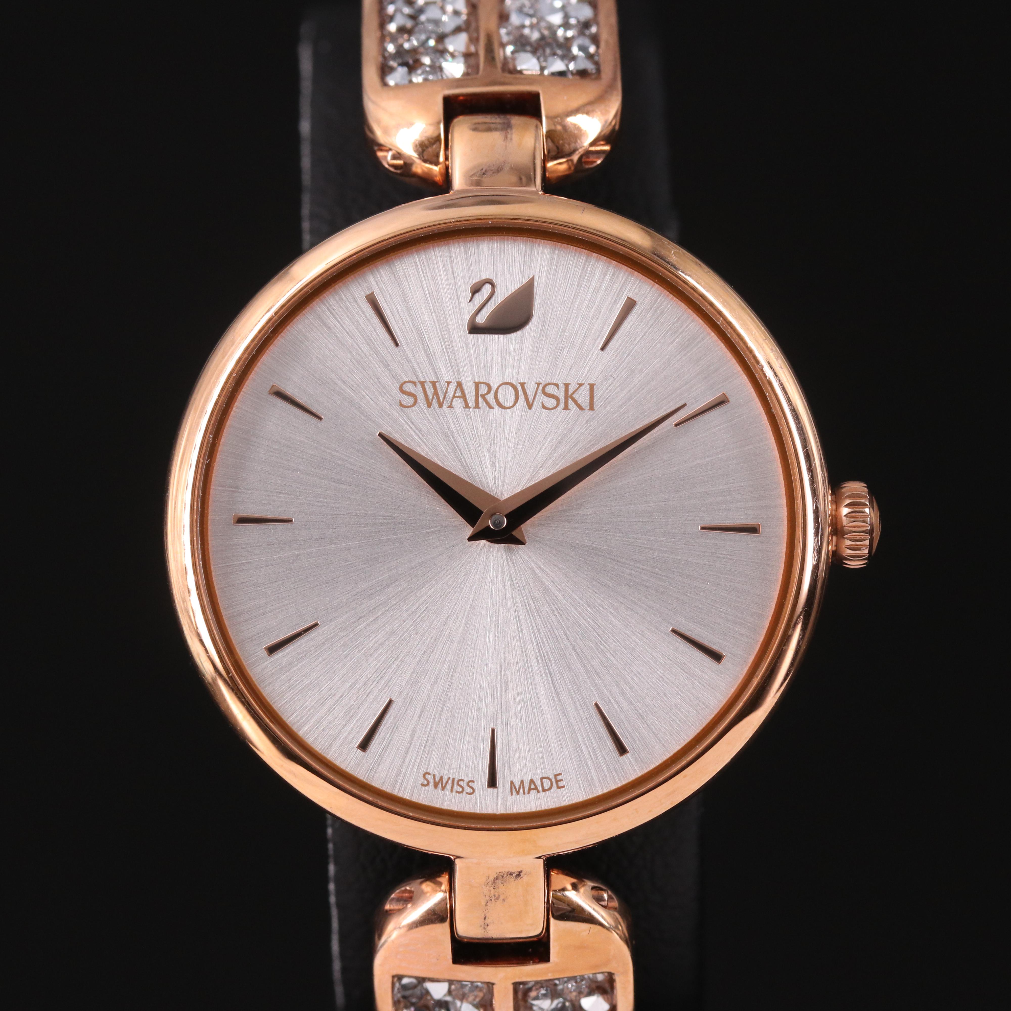 Swarovski Crystal Bangle Quartz Watch