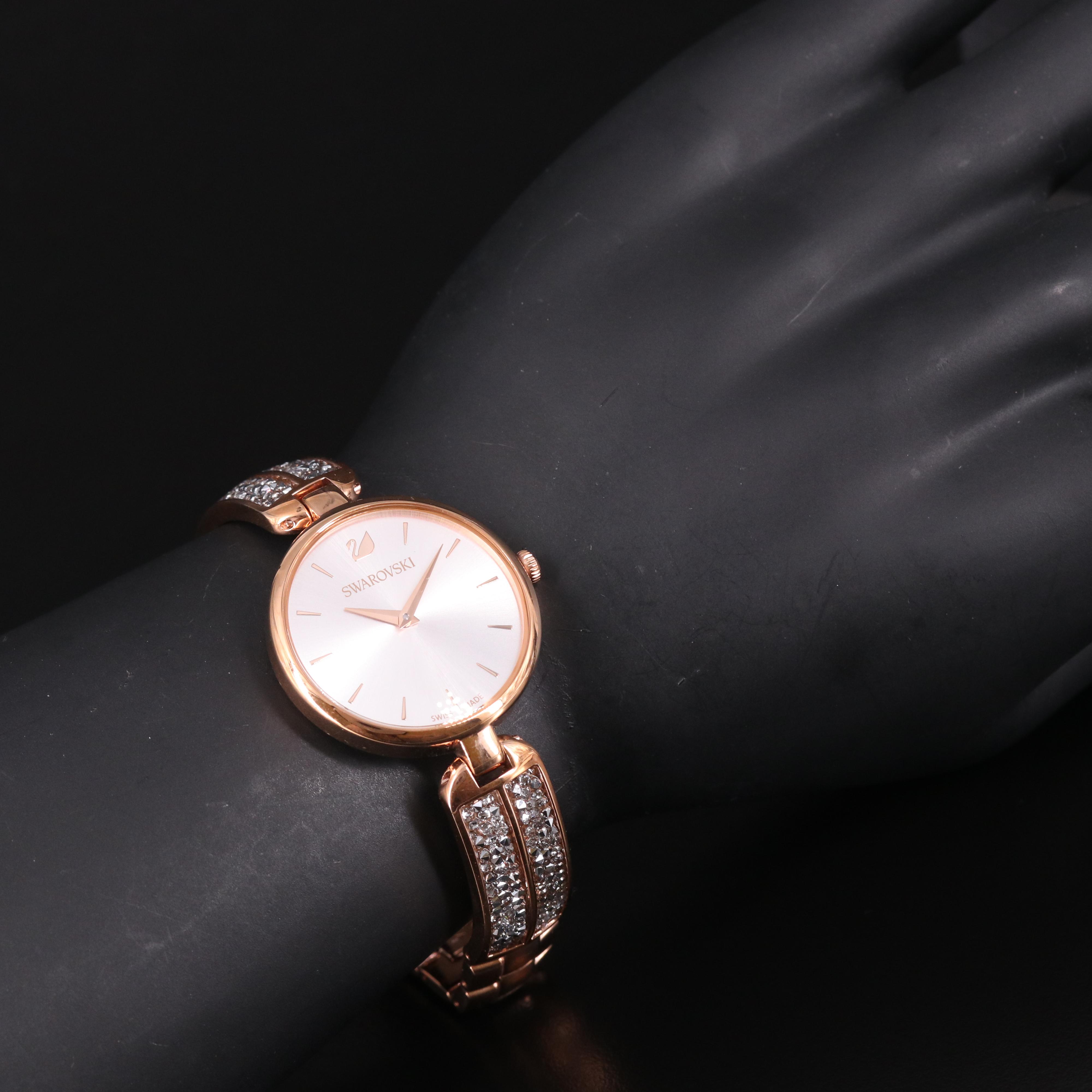 Swarovski Crystal Bangle Quartz Watch