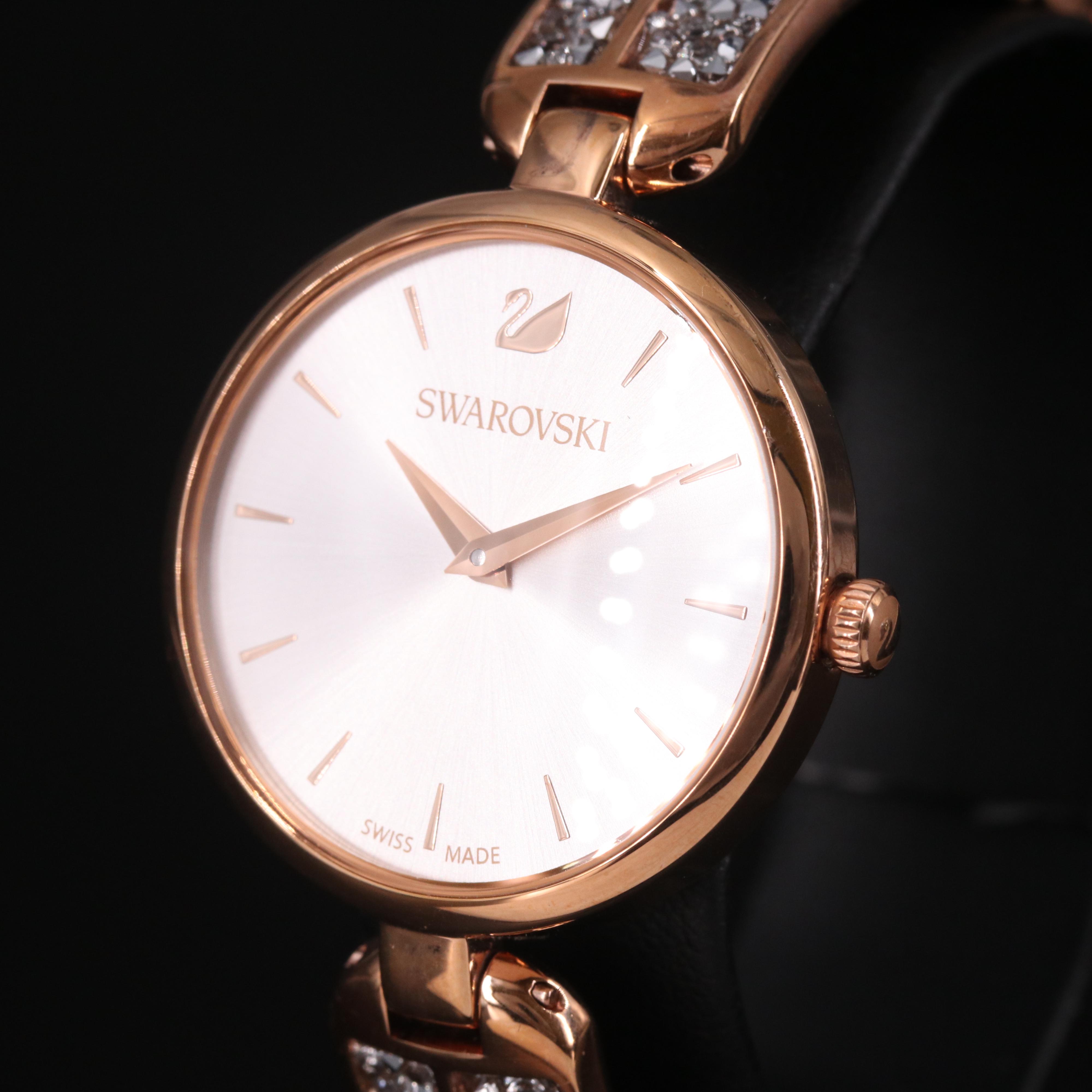 Swarovski Crystal Bangle Quartz Watch