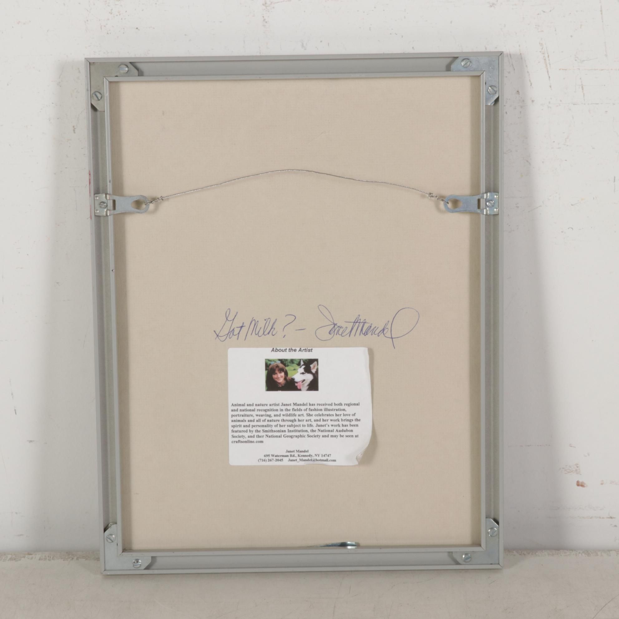 Janet Mandel Digital Print "Got Milk?," 21st Century