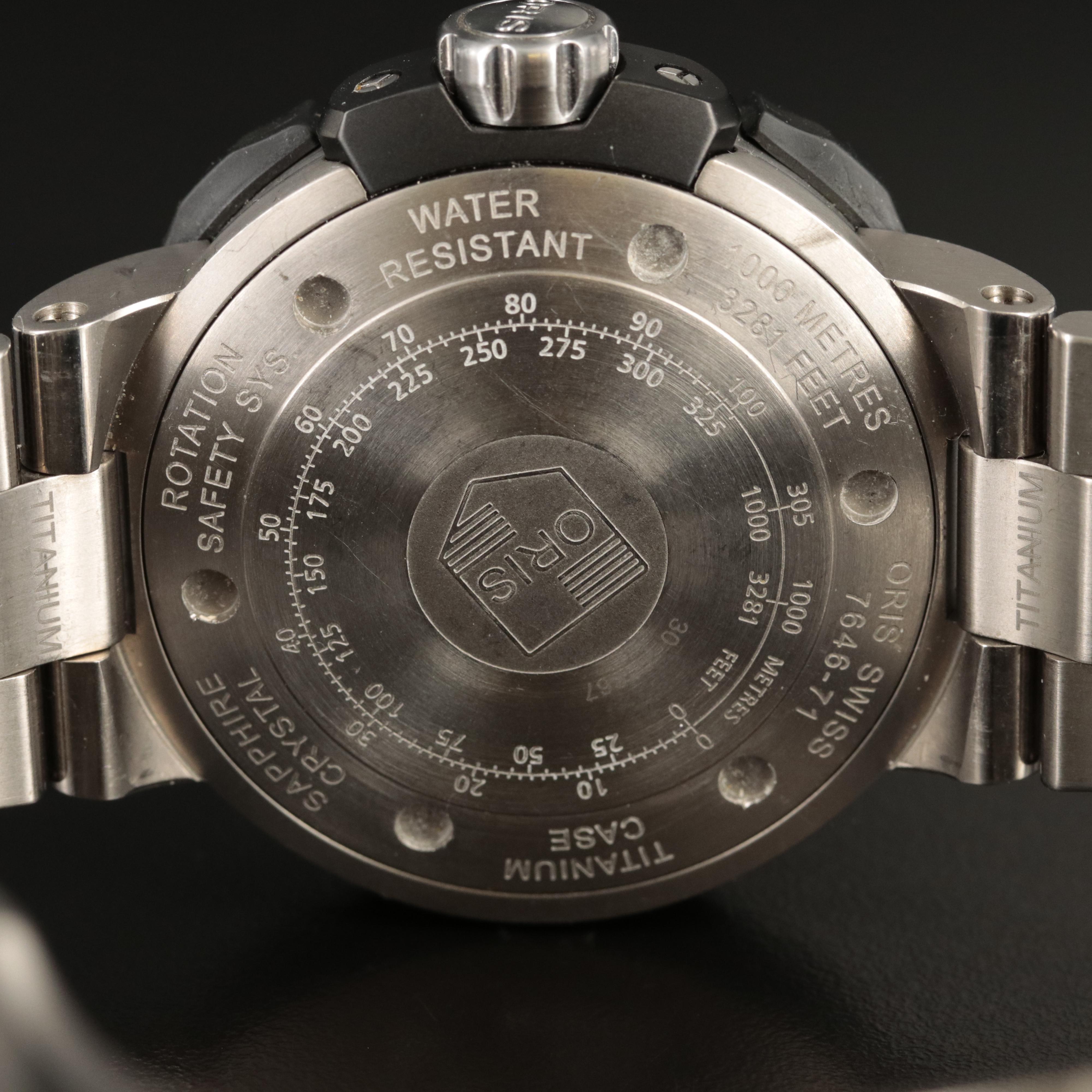 Oris Pro Diver Date Titanium Watch