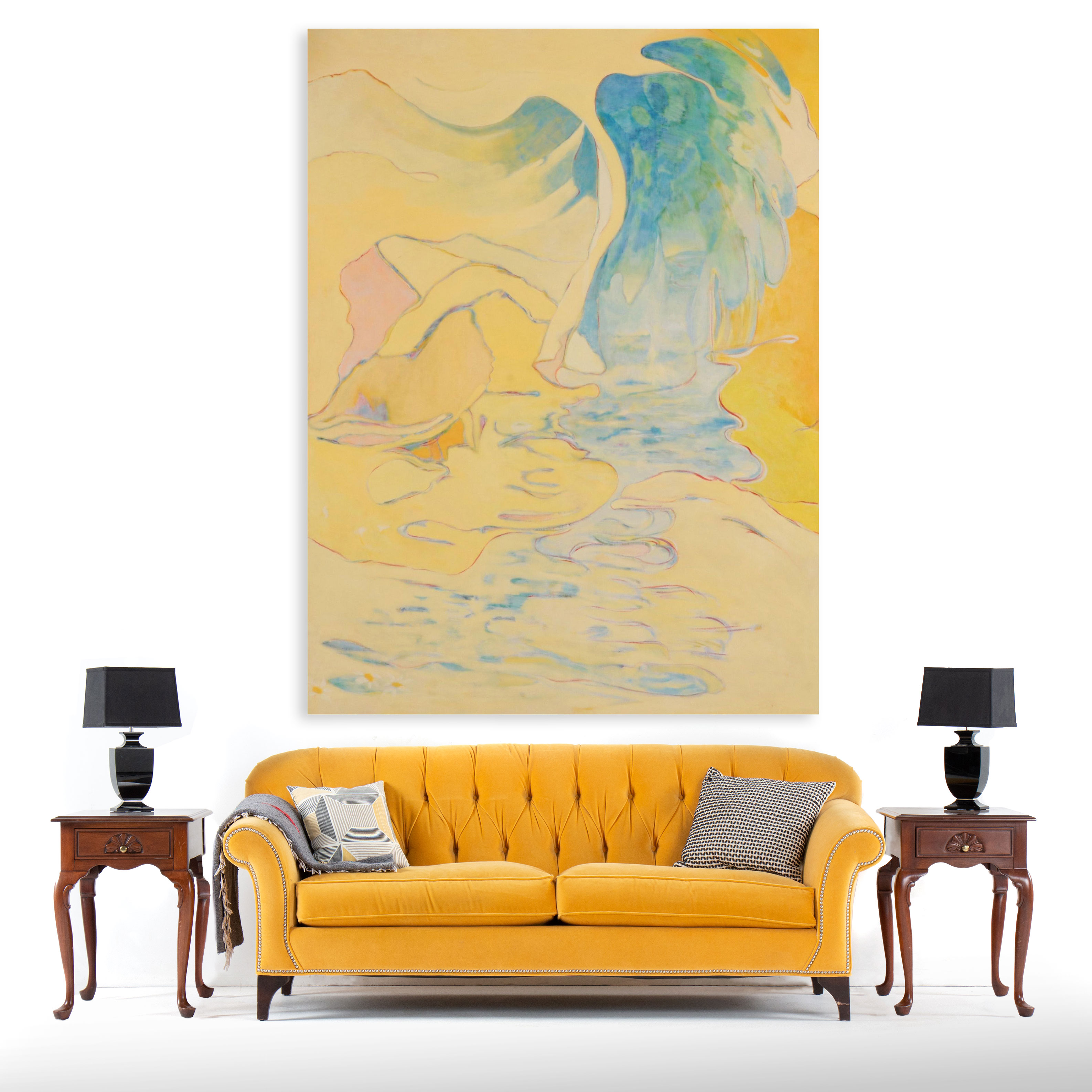 Ronald Newman Oil Painting "Morning Illuminations," 1995