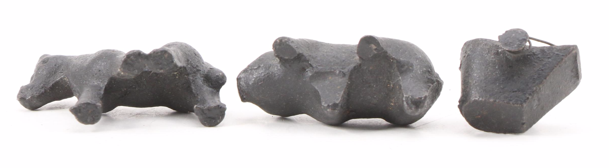 Cast Iron Toy Trucks with Cast Iron Farm Animal Figurines, Mid to Late 20th C.