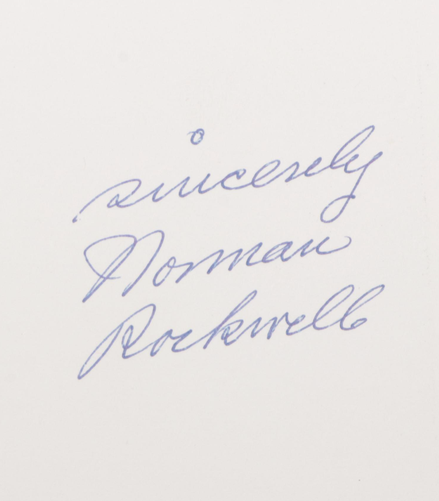 Signed First Edition "The Norman Rockwell Album" and More Norman Rockwell Books