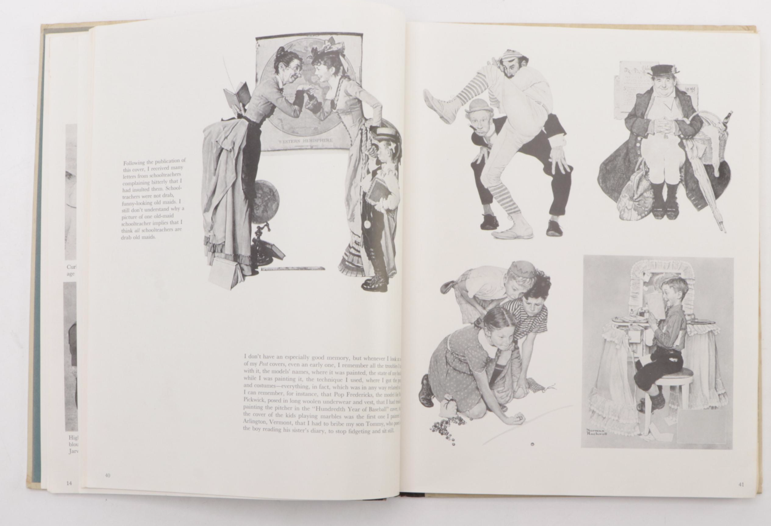 Signed First Edition "The Norman Rockwell Album" and More Norman Rockwell Books