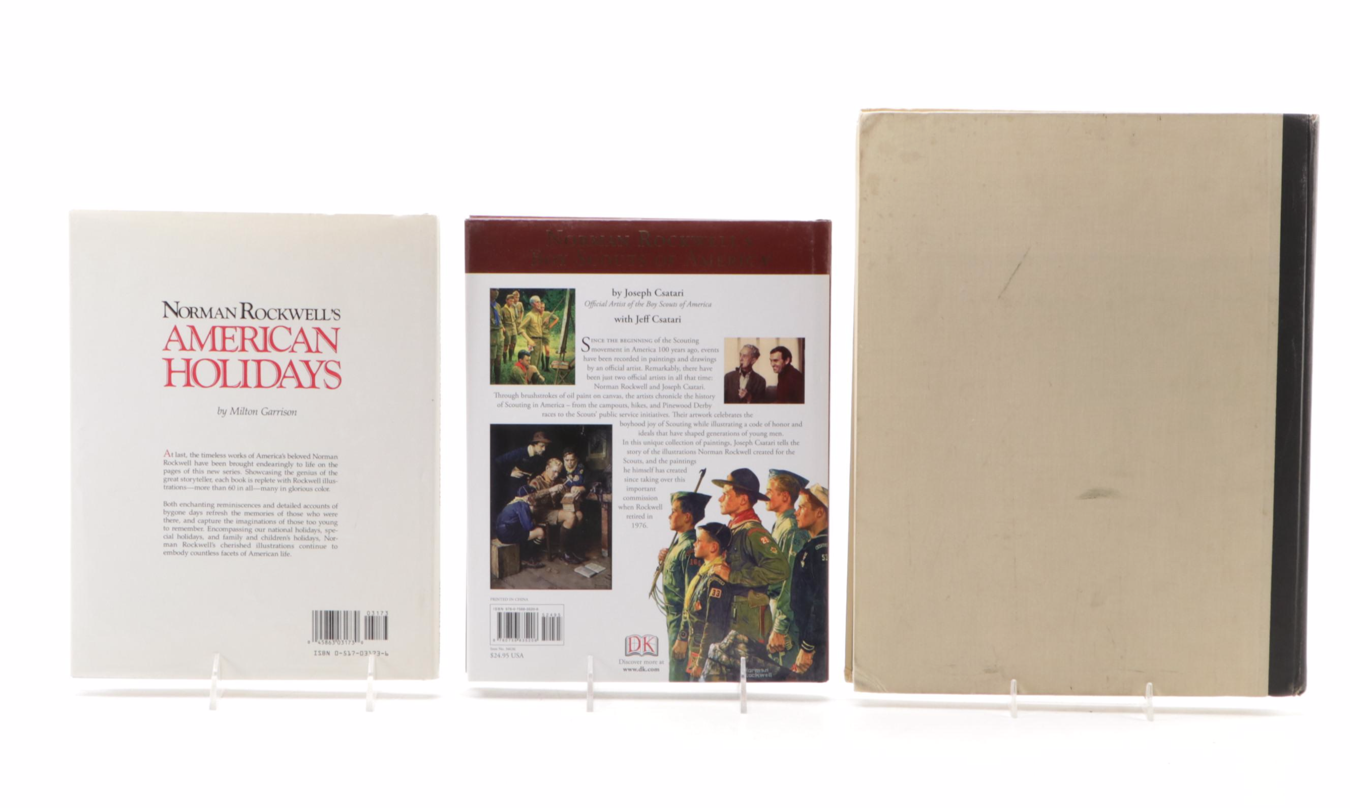 Signed First Edition "The Norman Rockwell Album" and More Norman Rockwell Books