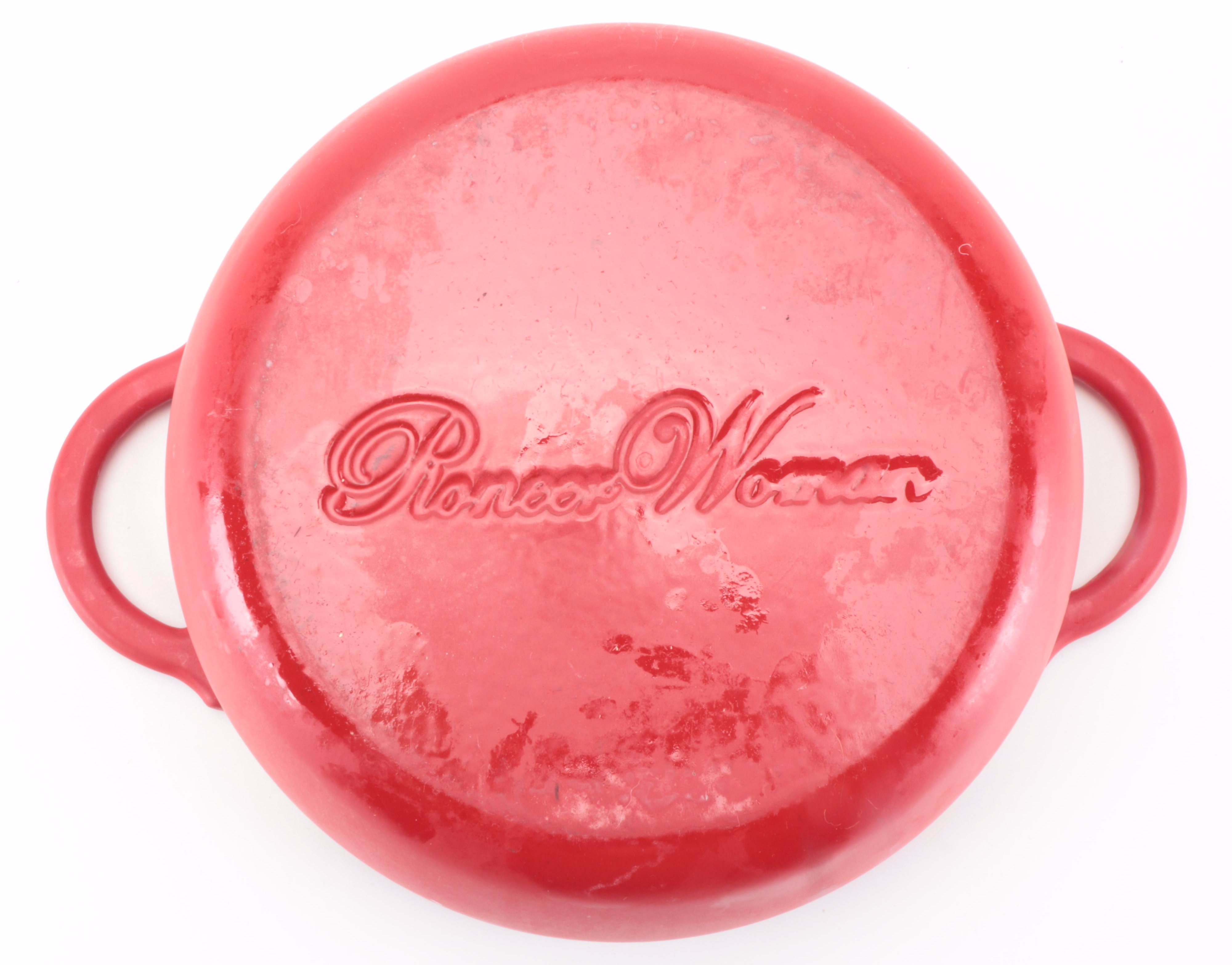 Pioneer Woman Cast Iron Dutch Oven with Other Skillet, Griddle, and More