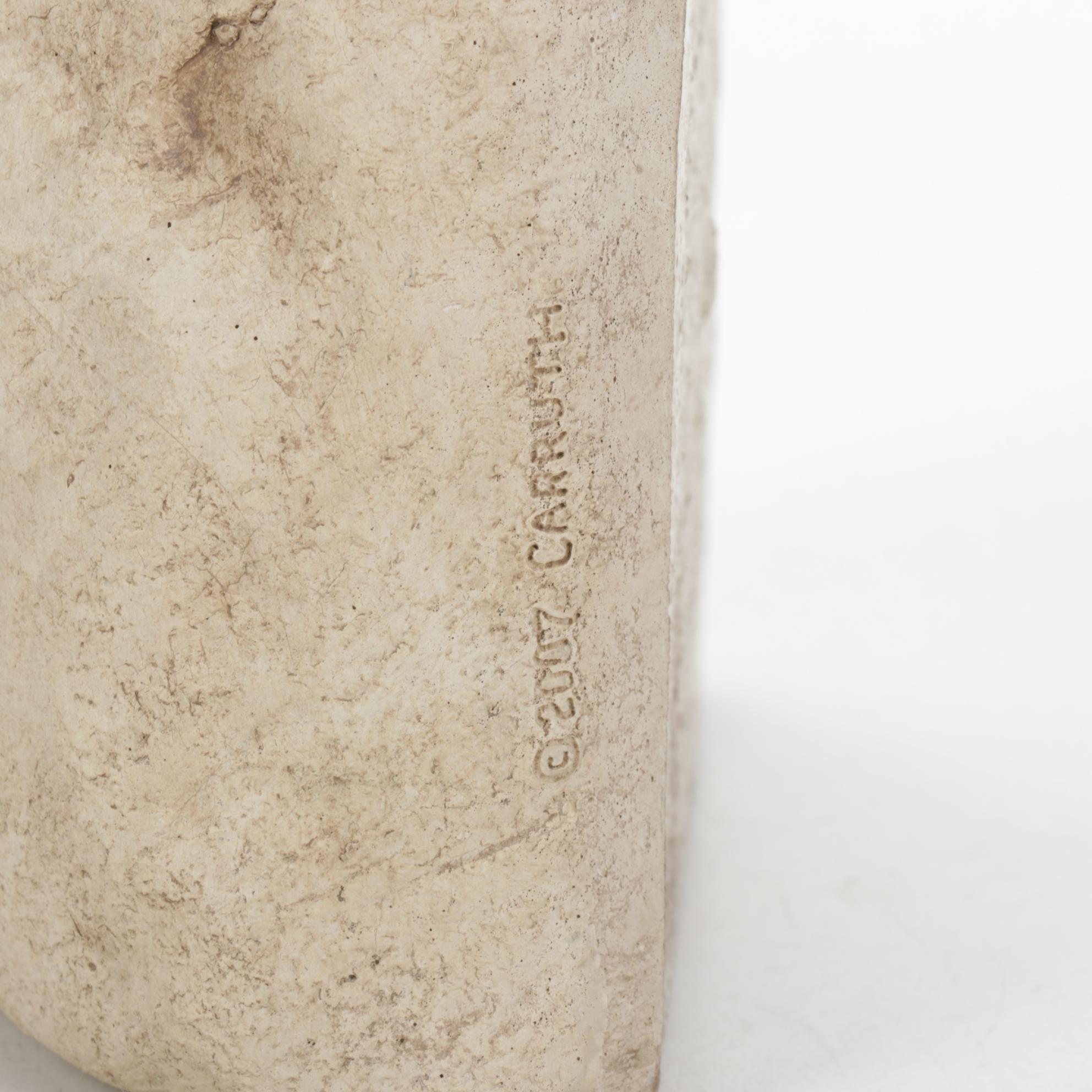 Carruth Animal Themed Mounted Cast Stone Sculptures, 2000s