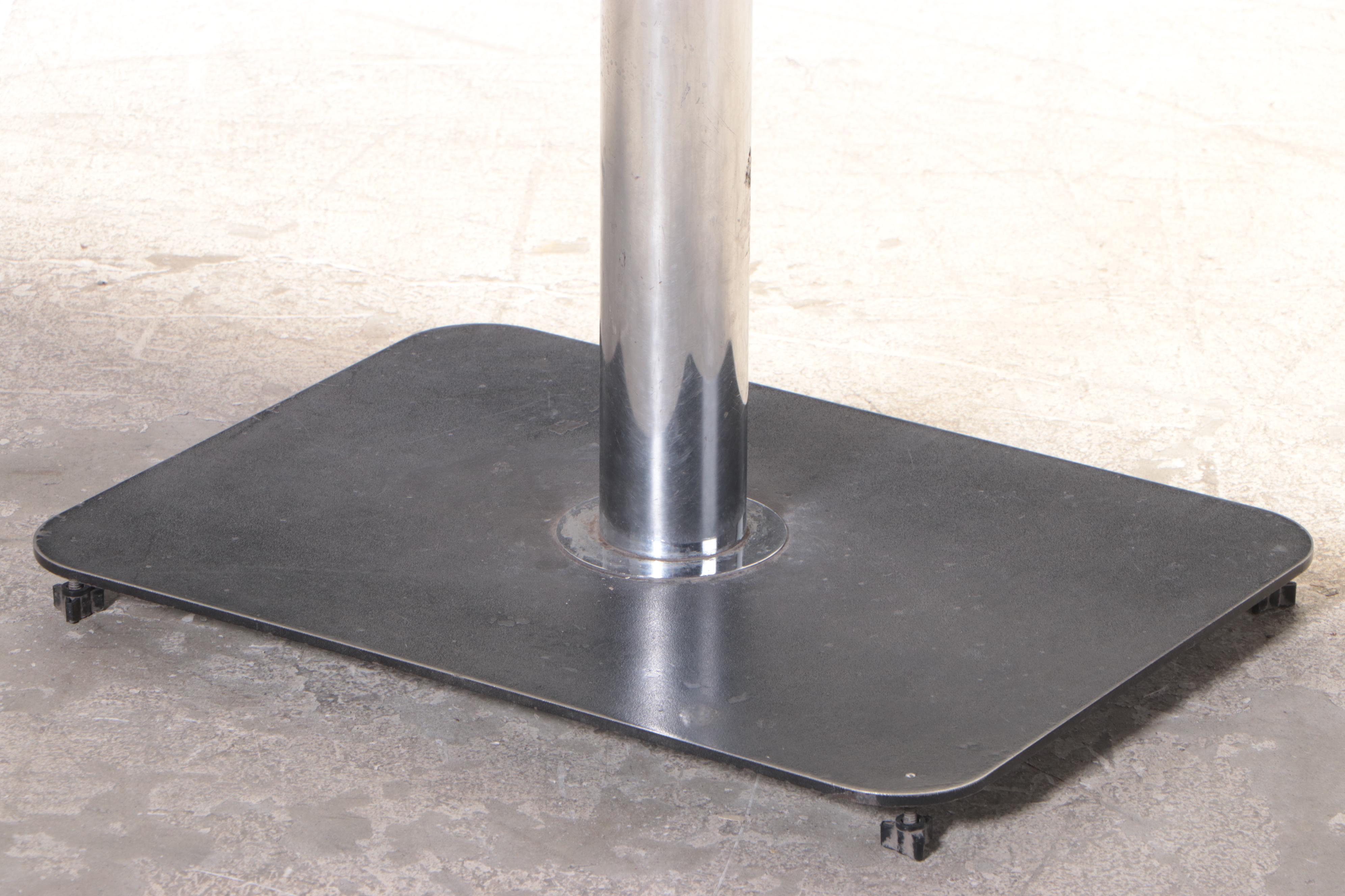 Vitro Retro Diner Style Metallic Vinyl Banquette Seating with Laminate Table