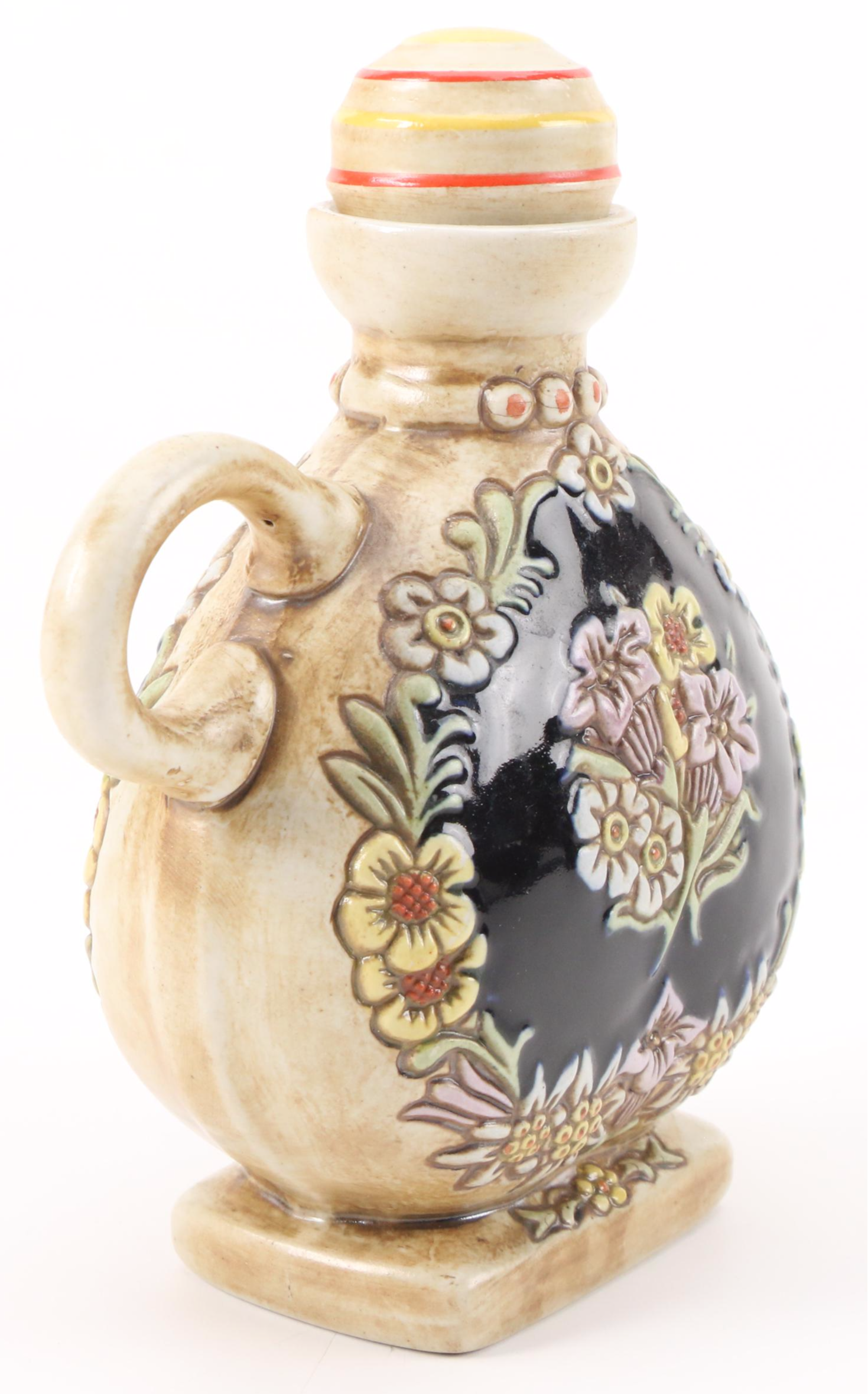 Ceramarte Brazilian Ceramic Decanter and Shot Glasses