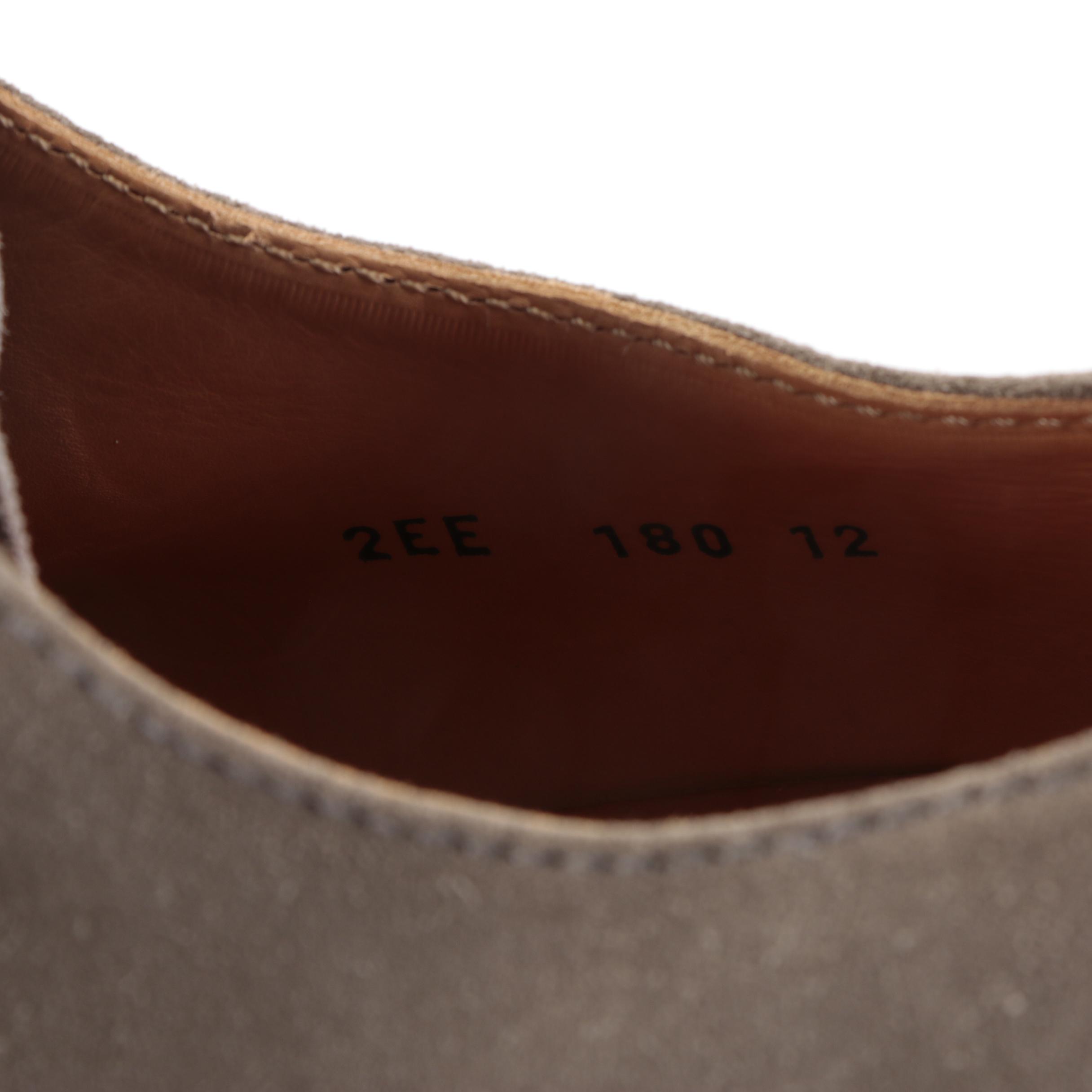 Men's Prada Rodeo Oxfords in Gray Suede