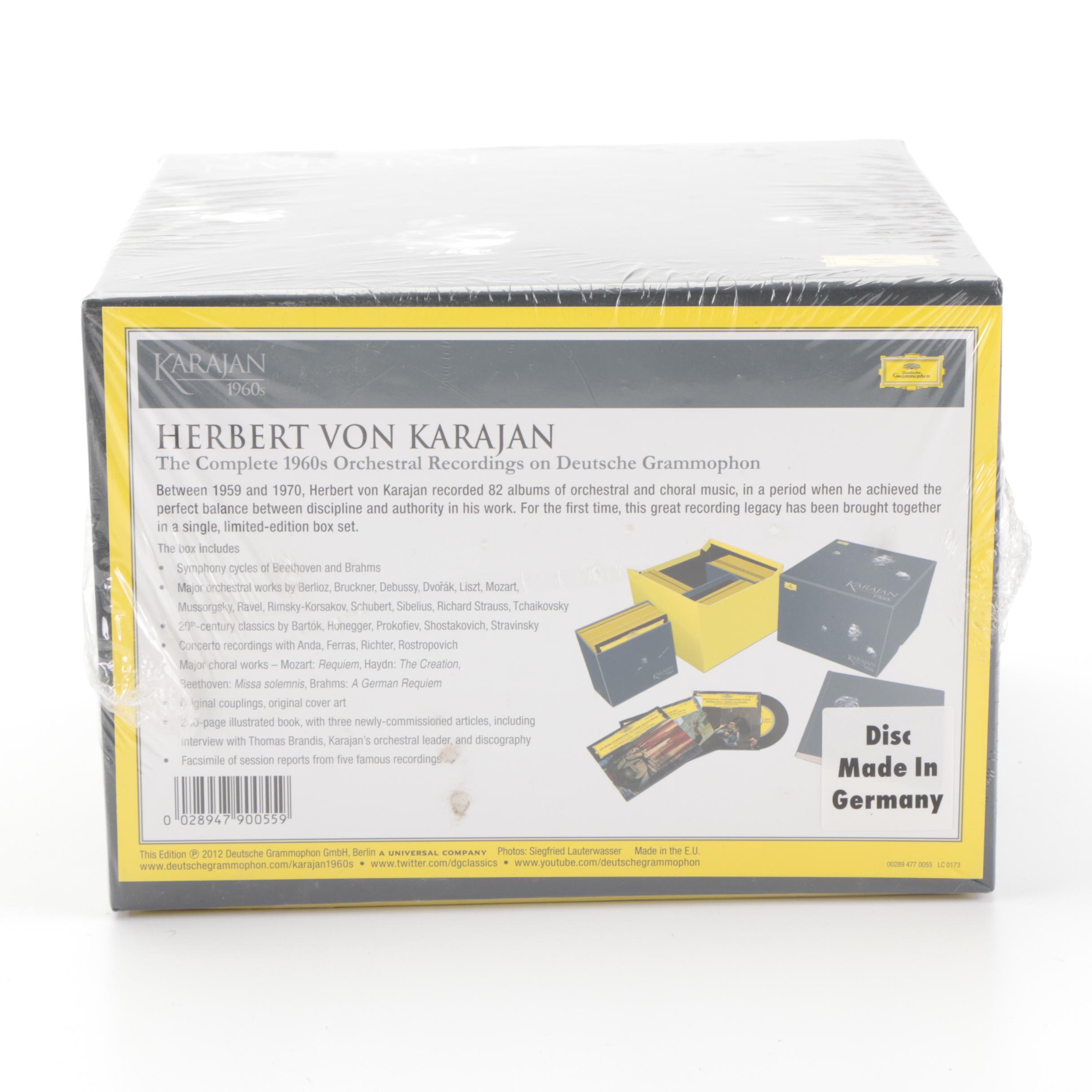 Arturo Toscanini, Herbert von Karajan and Carlos Kleiber Boxed CD Compilations