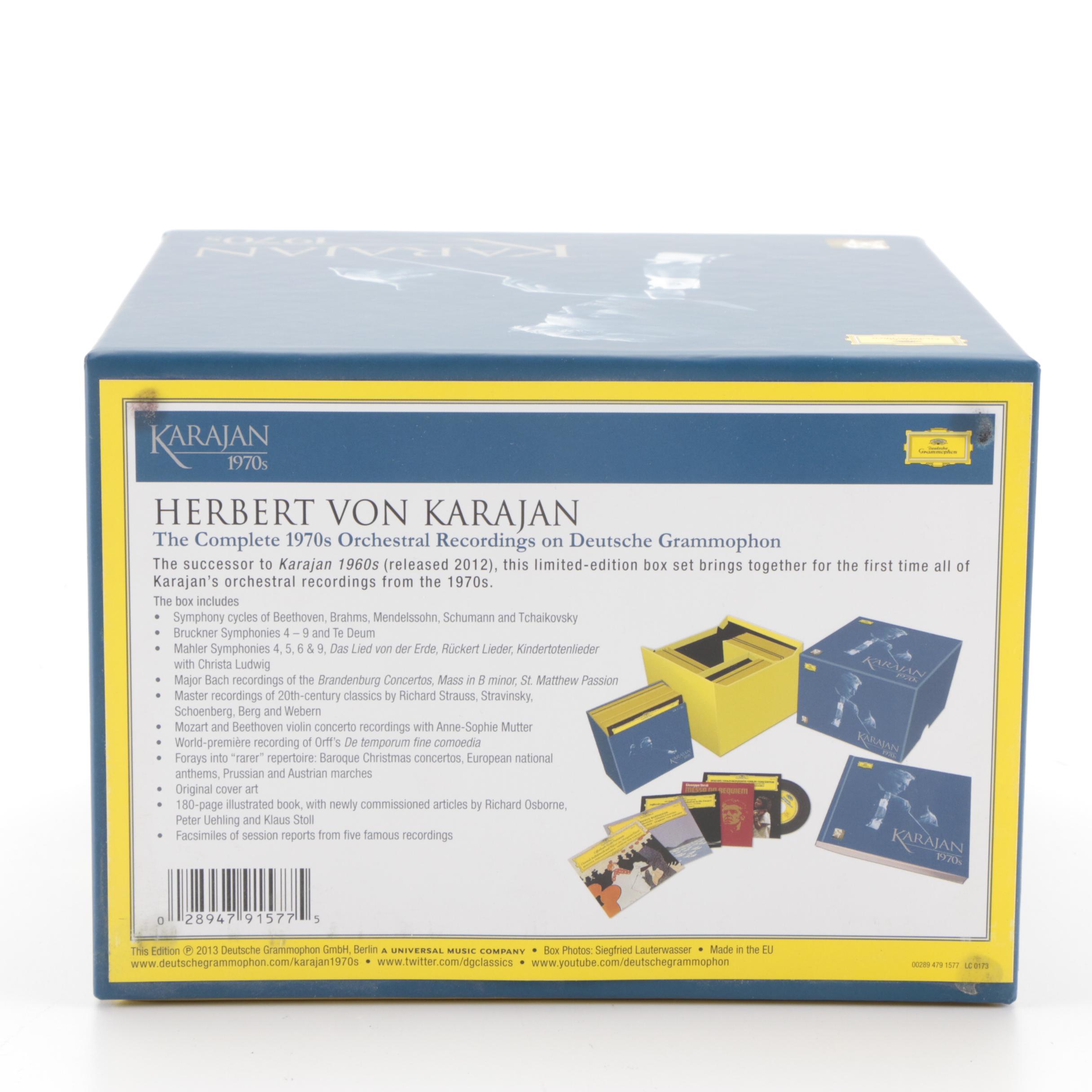 Arturo Toscanini, Herbert von Karajan and Carlos Kleiber Boxed CD Compilations