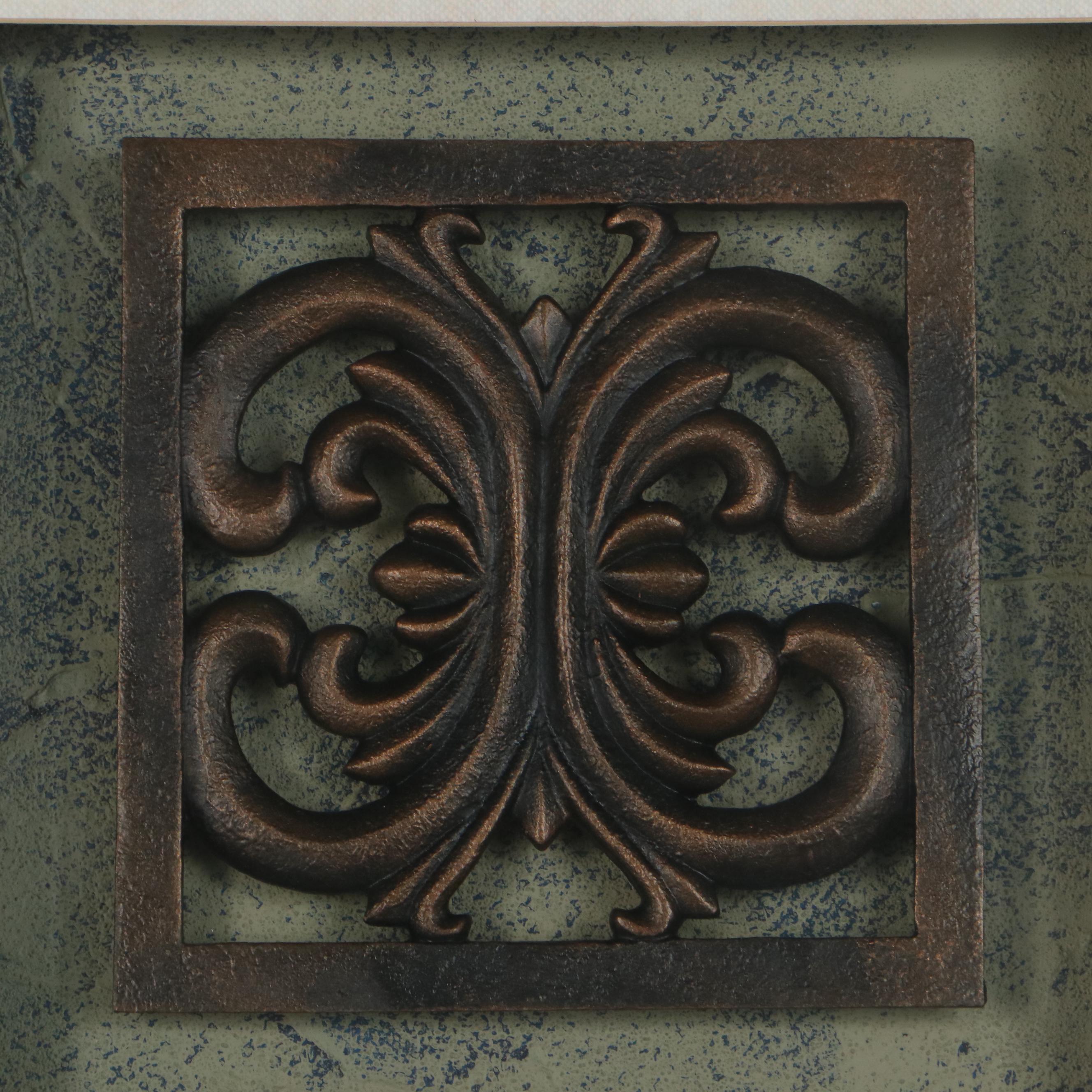 Cast Metal Architectural Wall Hanging