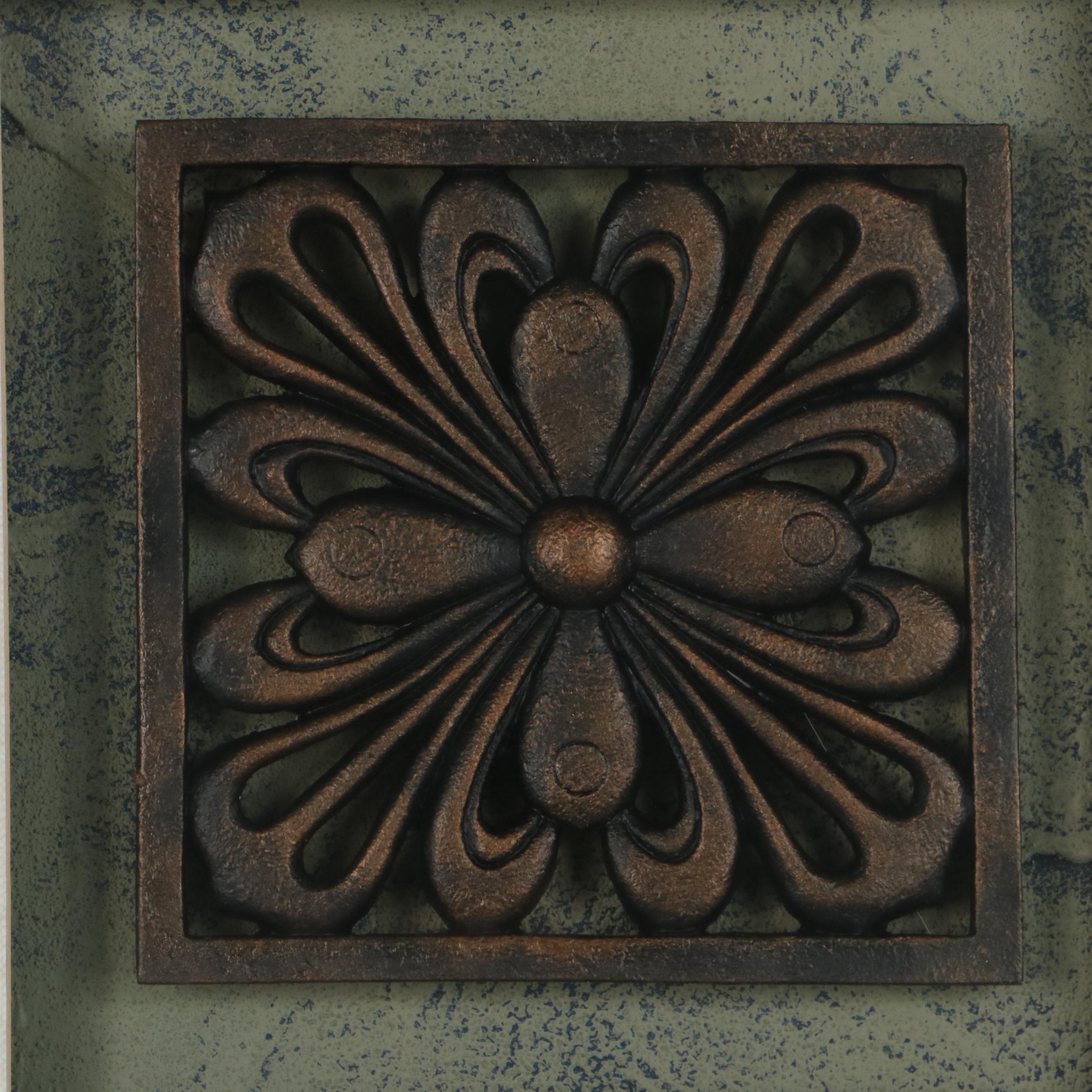 Cast Metal Architectural Wall Hanging