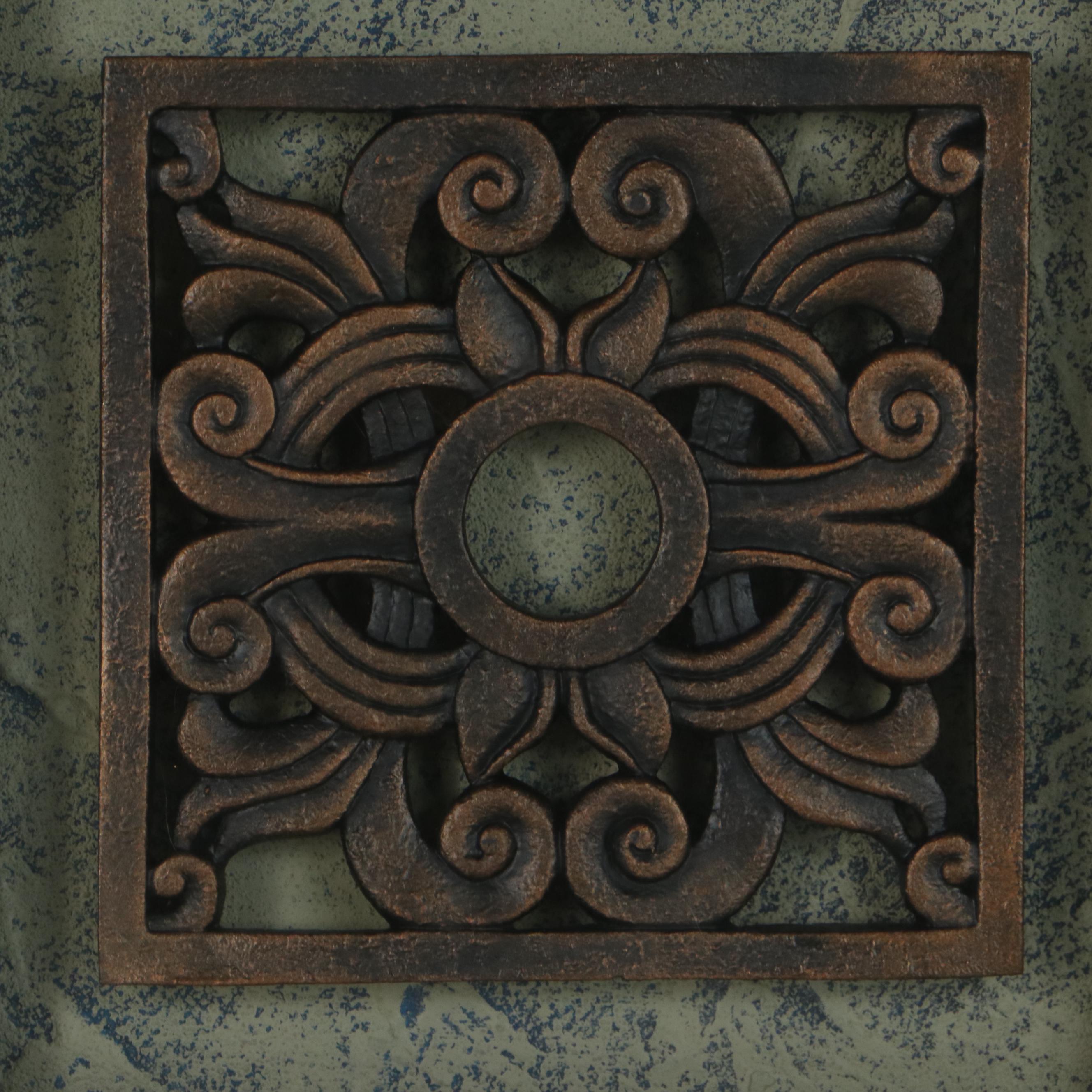 Cast Metal Architectural Wall Hanging