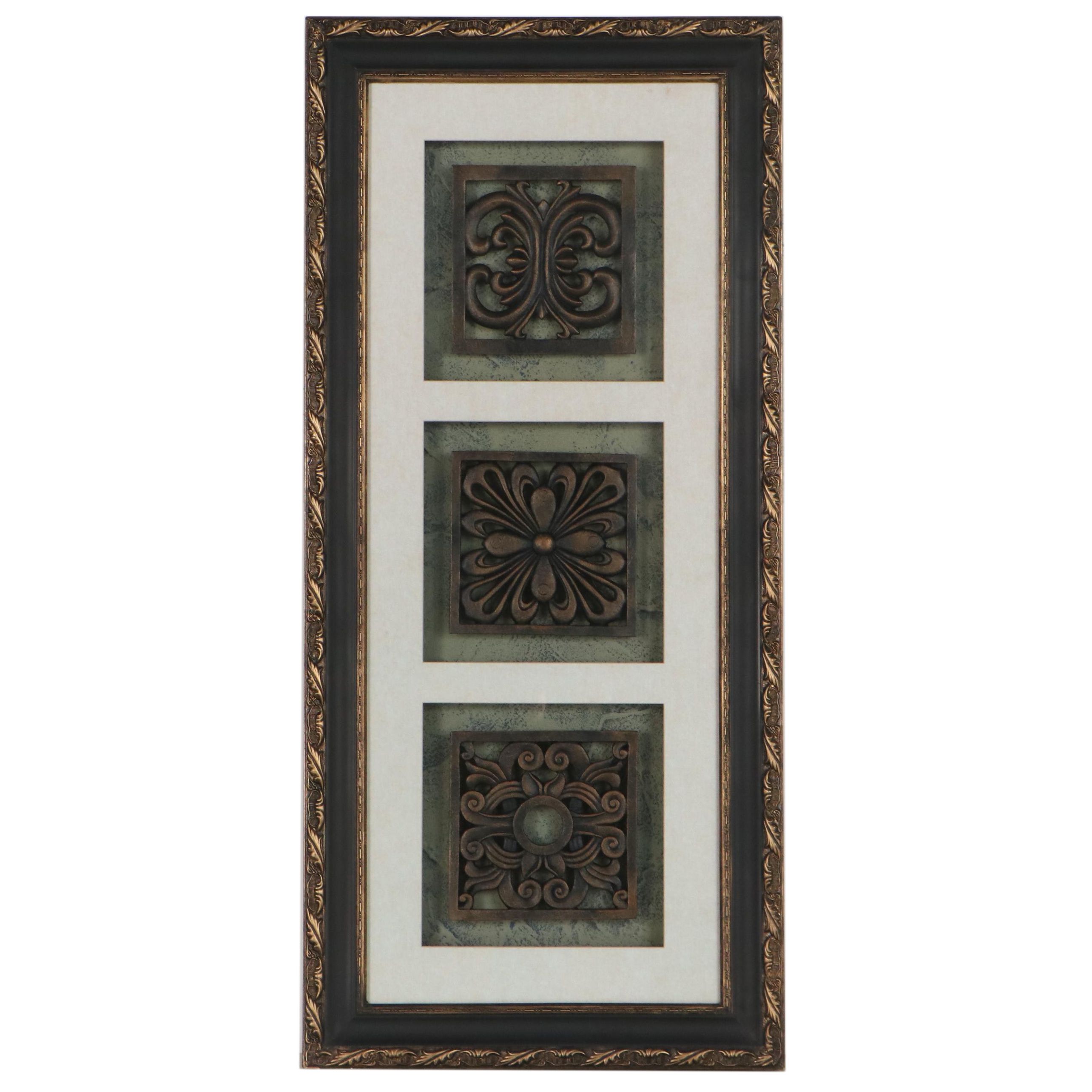 Cast Metal Architectural Wall Hanging