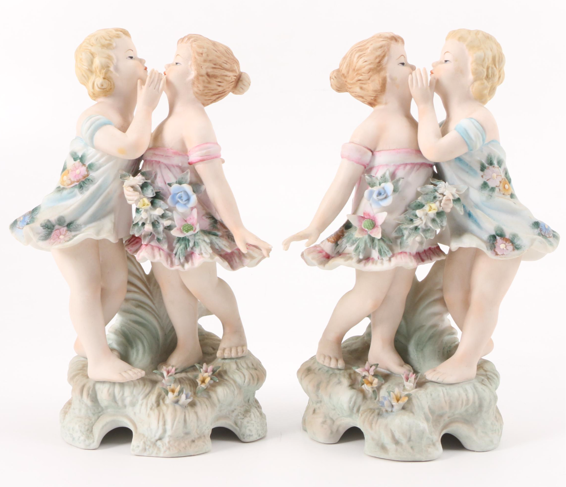 Edna Hibel Limited Edition "I Bring Joy", Others and Bisque Porcelain Figurines
