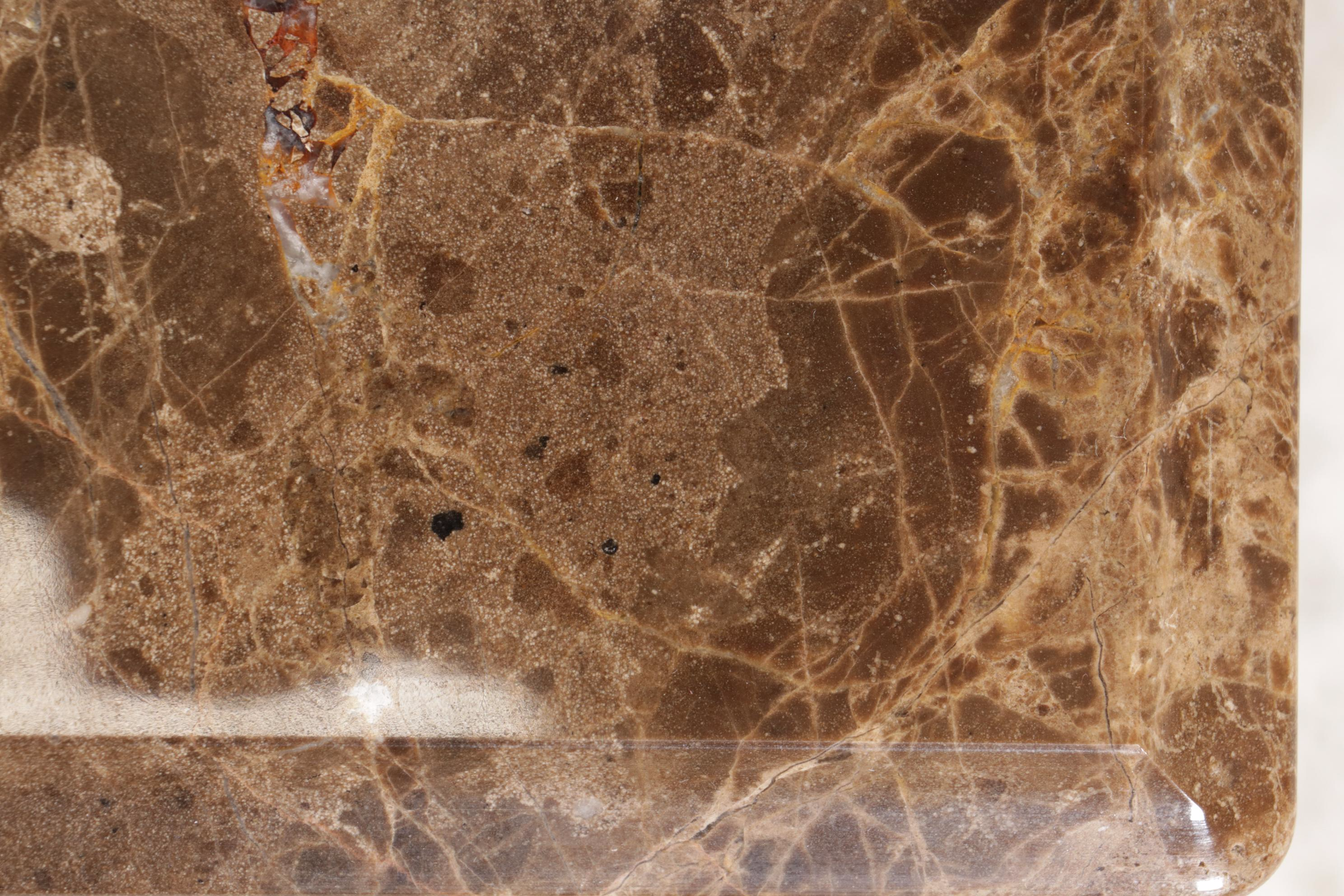 Thomasville Louis Philippe Style Walnut and Marble Top Commode