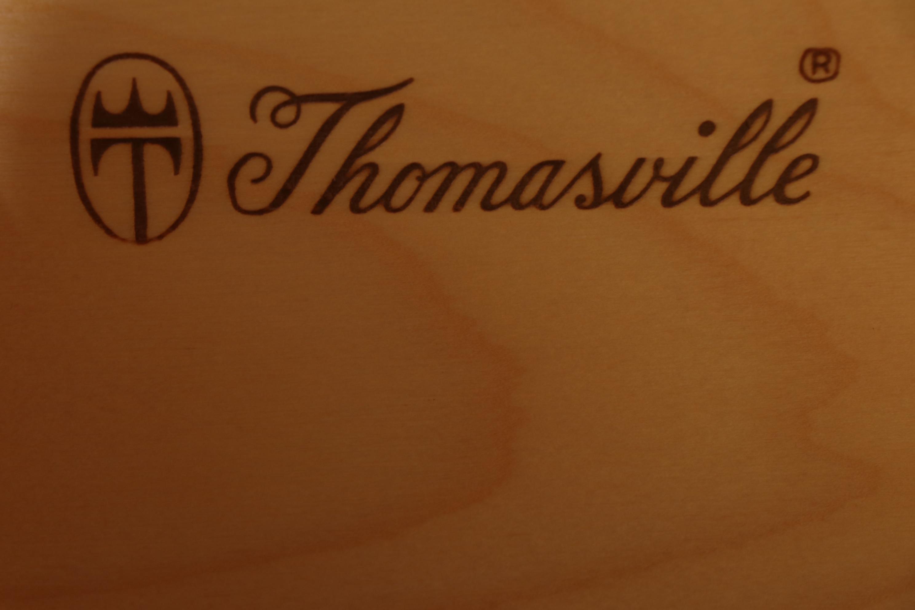 Thomasville Louis Philippe Style Walnut and Marble Top Commode