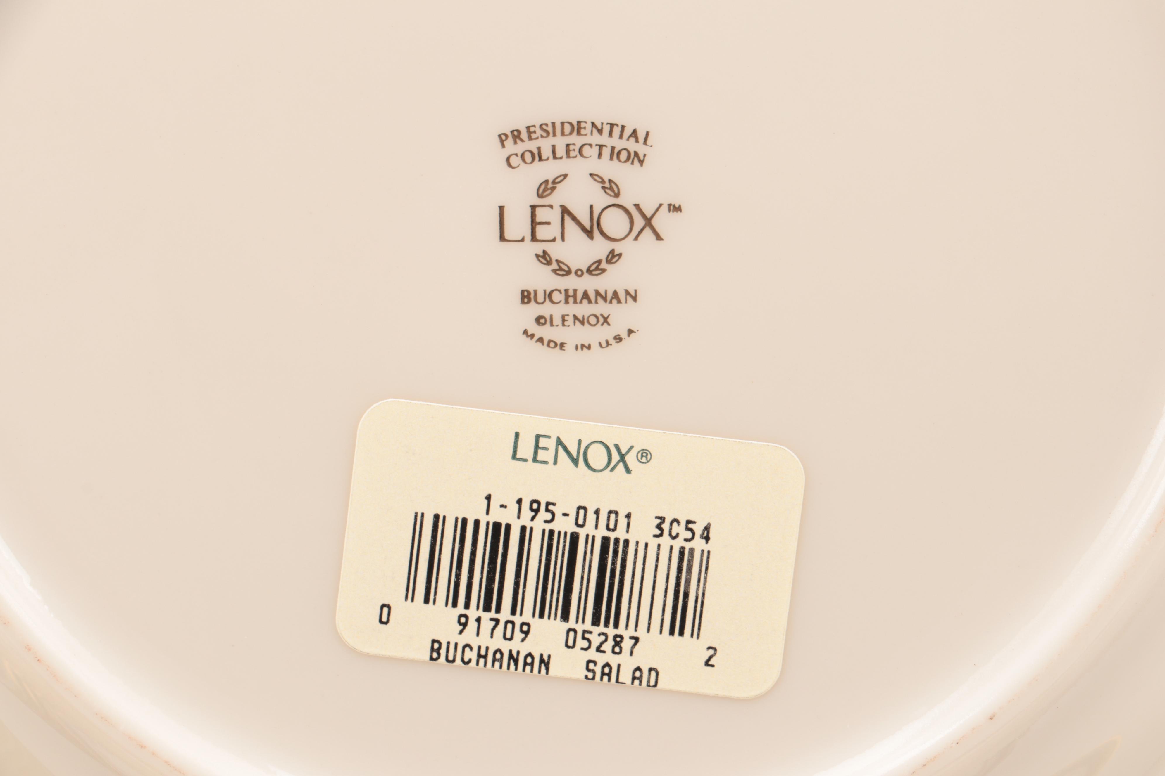 Lenox Presidential Collection "Buchanan" Bone China Dinnerware, 1985–1999